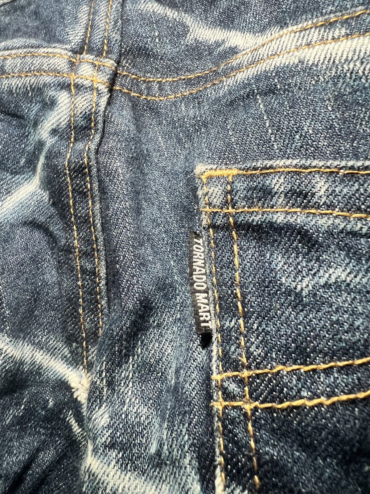 If Six Was Nine × Tornado Mart TORNADO MART Acid Wash Flare Jeans Size US 33 - 9 Thumbnail
