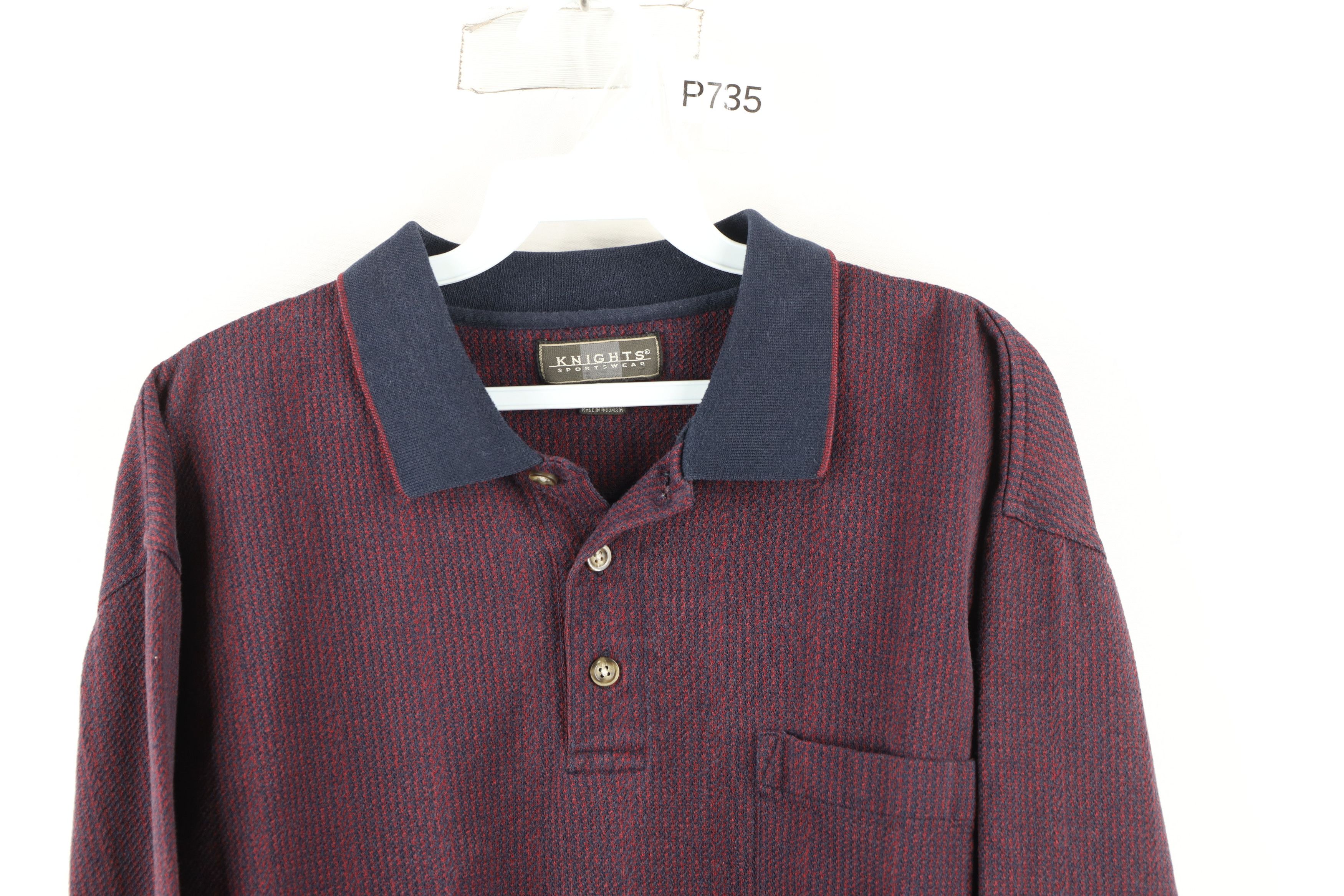 Vintage Vintage 90s Streetwear Long Sleeve Rugby Polo Shirt Size US L / EU 52-54 / 3 - 2 Thumbnail