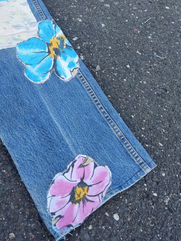 Kapital × Number (N)ine × Vintage Vintage Kapital Inspired Repaired Denim Saschiko Patchwork Size US 34 / EU 50 - 7 Thumbnail