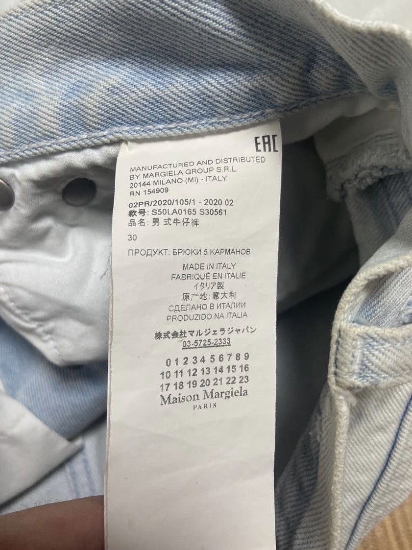 Maison Margiela Maison Margiela Washed Straight Denim Pants Size US 30 / EU 46 - 7 Thumbnail