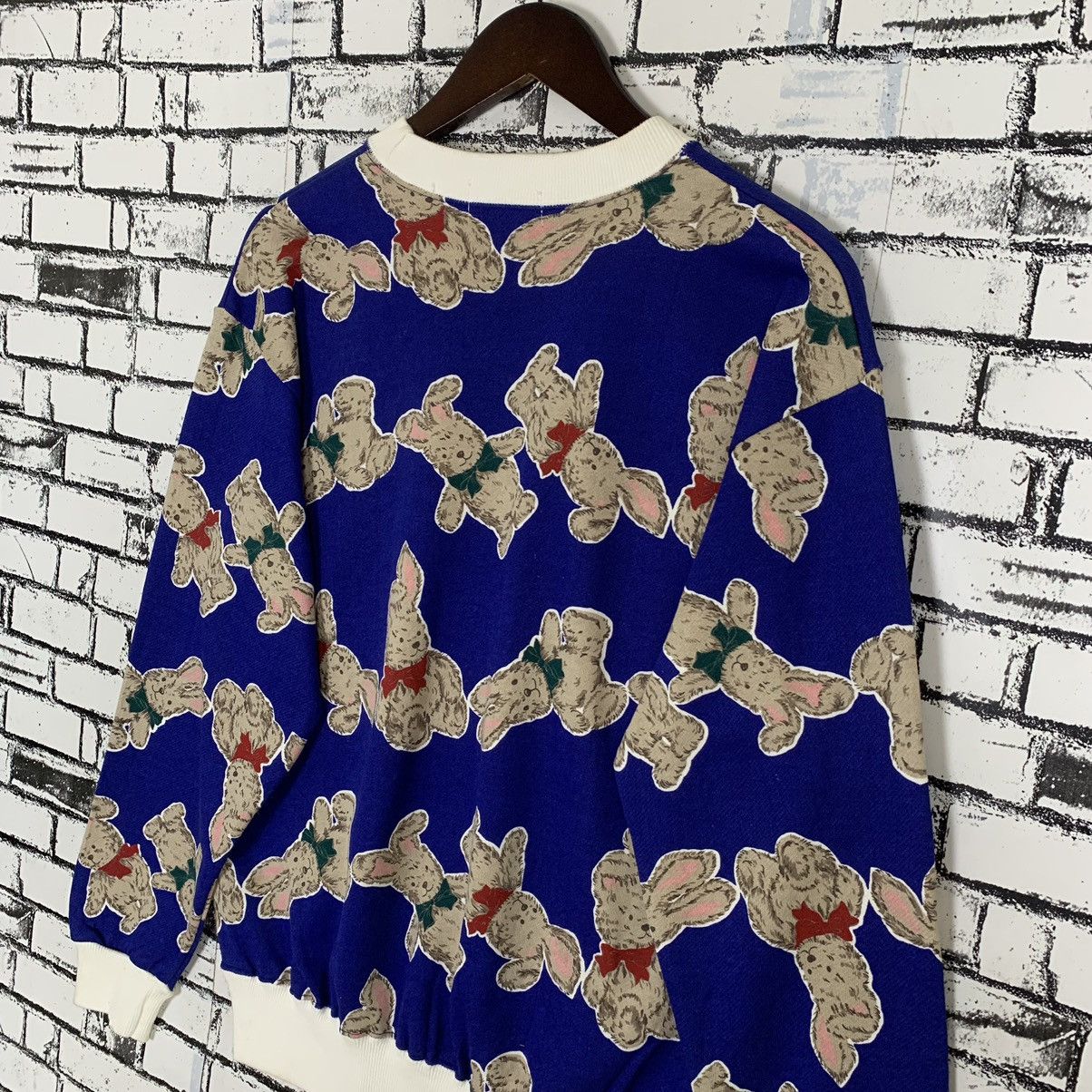 Vintage Doll-Douse Rabbit Full Print Sweatshirt Crewneck Size M / US 6-8 / IT 42-44 - 8 Thumbnail