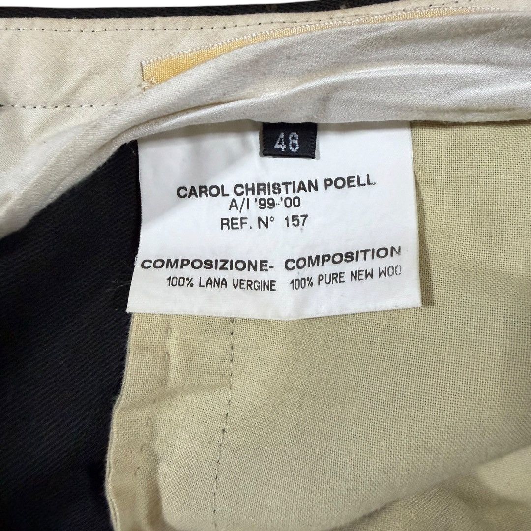 Carol Christian Poell CAROL CHRISTIAN POELL A/I '99-'00 Archive Wool Trouser Size US 31 - 3 Thumbnail