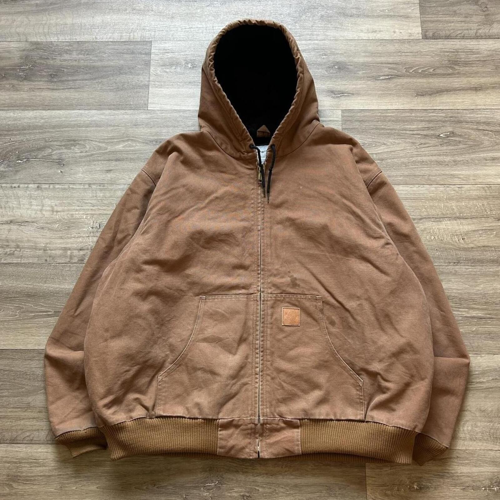 Carhartt Sick Vintage Brown Carhartt Jacket size XXXL Size US XXL / EU 58 / 5 - 1 Thumbnail