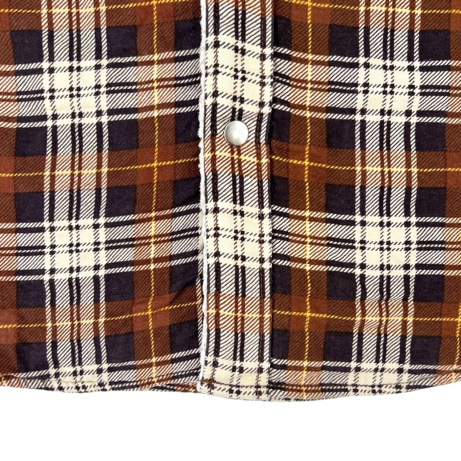 Supreme Supreme Brown Plaid Fleece Lined Overshirt Flannel Shirt Size US M / EU 48-50 / 2 - 4 Thumbnail