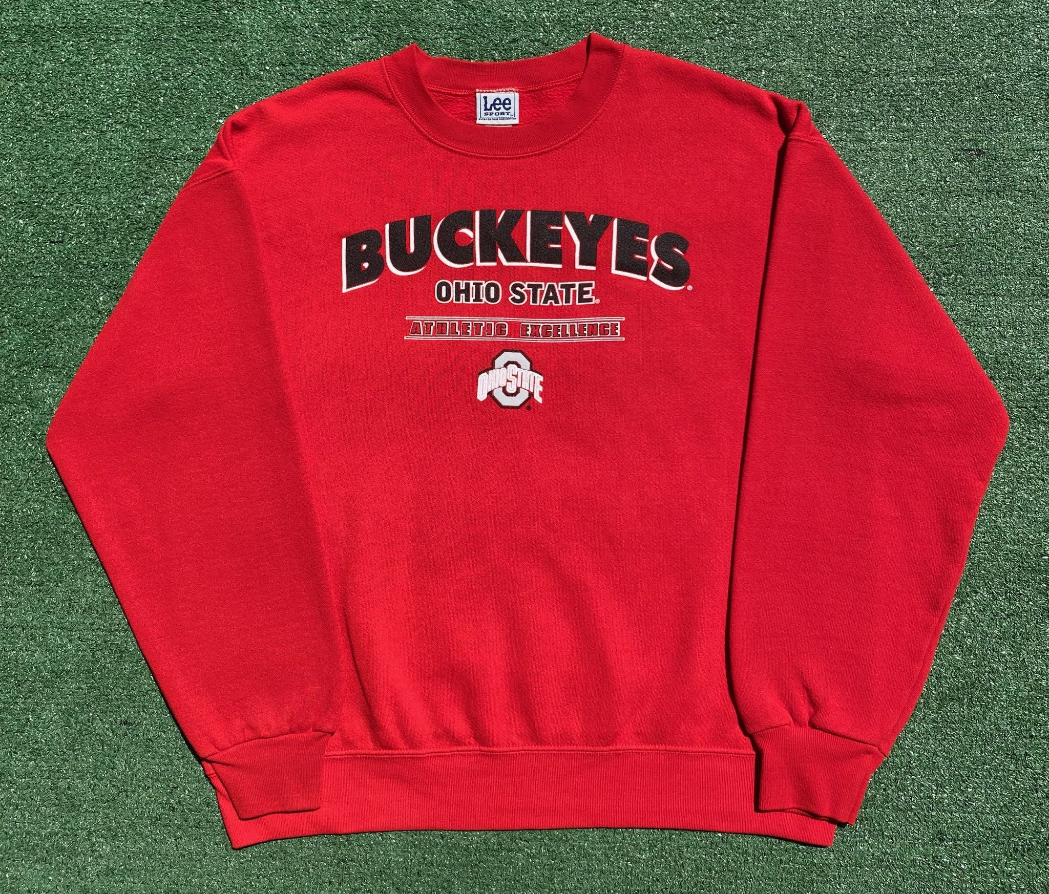 Lee 90’s Lee Sports Ohio State Buckeyes Red Sweatshirt Men’s XL Size US XL / EU 56 / 4 - 1 Thumbnail