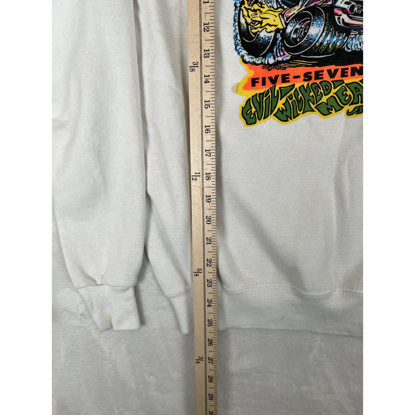 Jerzees Vintage 57 Bel Air Hot Rod Sweatshirt SIze Medium Evil Wicke Size US M / EU 48-50 / 2 - 7 Thumbnail