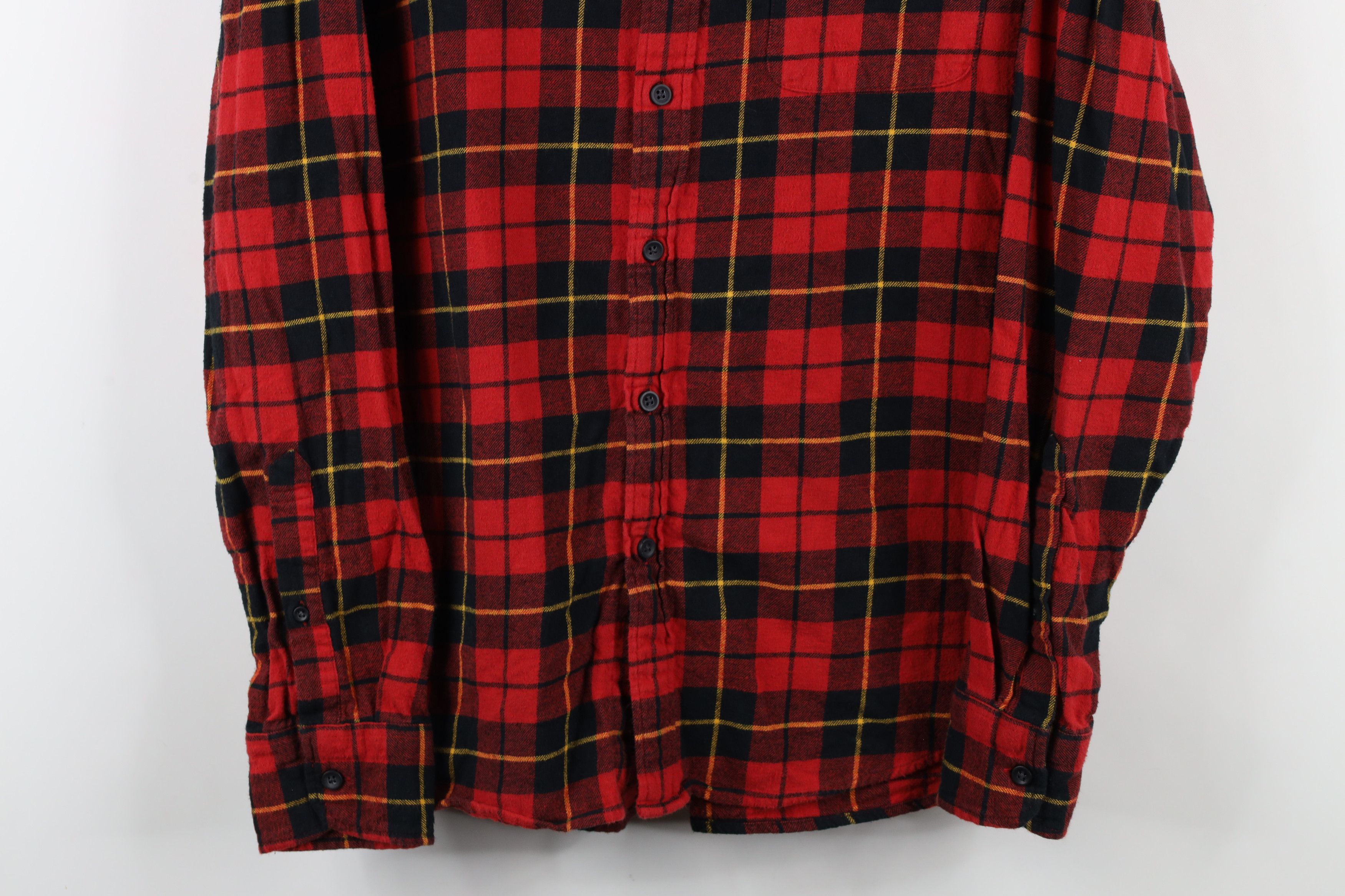 J.Crew × Vintage J Crew Long Sleeve Collared Flannel Button Shirt Cotton Size US L / EU 52-54 / 3 - 3 Thumbnail
