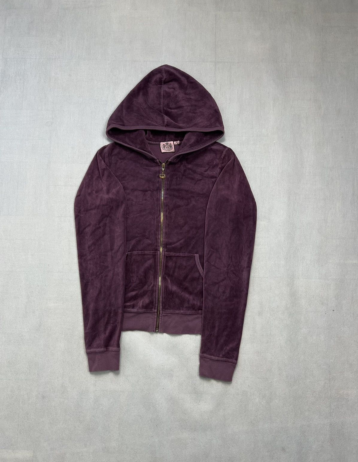 Juicy Couture × Vintage Velour Hoodie Juicy Couture Vintage Y2K Zipped Women Size M / US 6-8 / IT 42-44 - 1 Thumbnail
