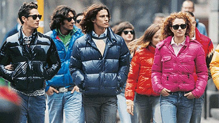 Moncler Vintage 80s Moncler Grenoble Paninaro Puffer Jacket Size US L / EU 52-54 / 3 - 1 Thumbnail