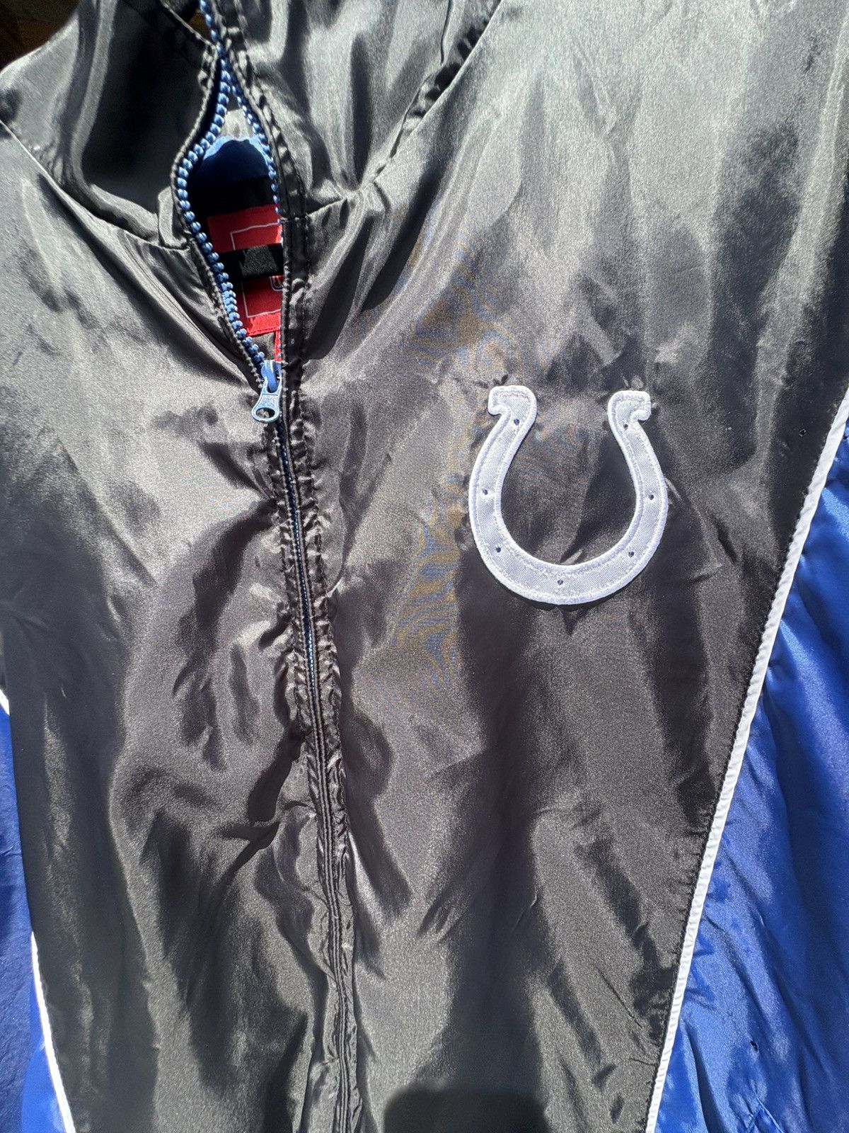 NFL × Vintage Vintage Y2K Indianapolis Colts windbreaker zip up Size US XL / EU 56 / 4 - 3 Thumbnail