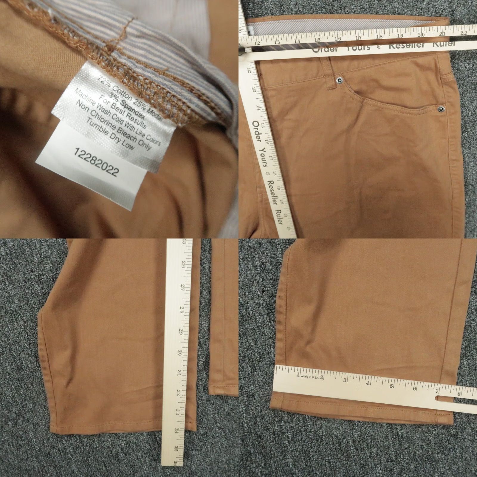 Peter Millar Peter Millar Pants Men 42x34 Brown Ultimate Sateen 5 Pocket Golf Stretch Trouser Size US 42 / EU 58 - 8 Thumbnail