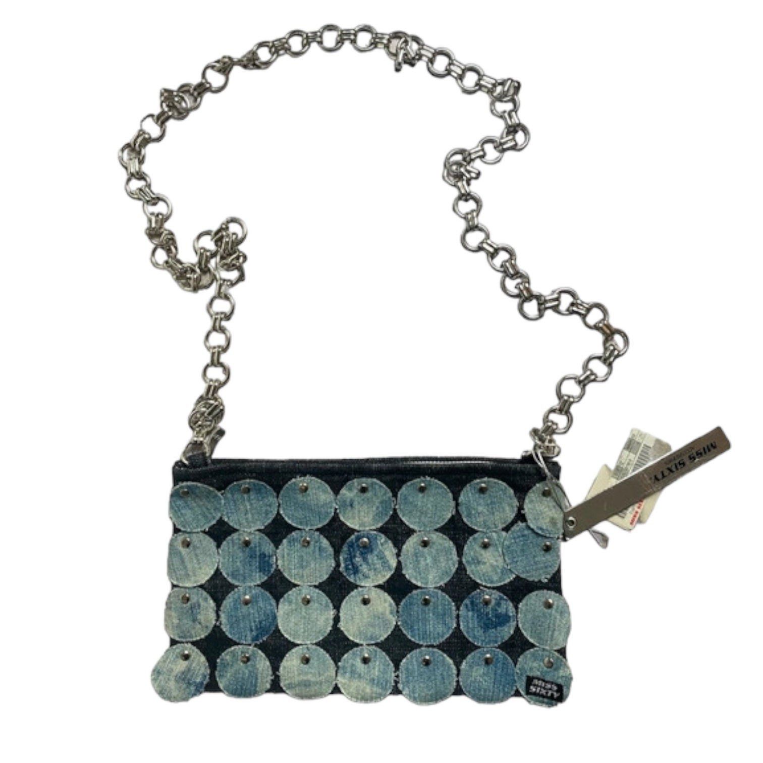 Miss Sixty The Miss Sixty Cut Out Denim Mini Bag Size ONE SIZE - 1 Thumbnail