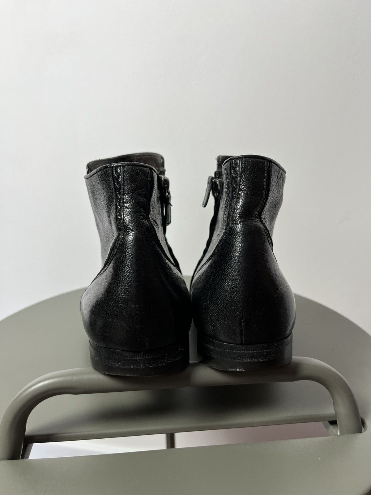 Bottega Veneta Bottega Veneta Leather Side-Zip Boots 42.5 EU / 9.5 US Size US 9.5 / EU 42-43 - 10 Thumbnail