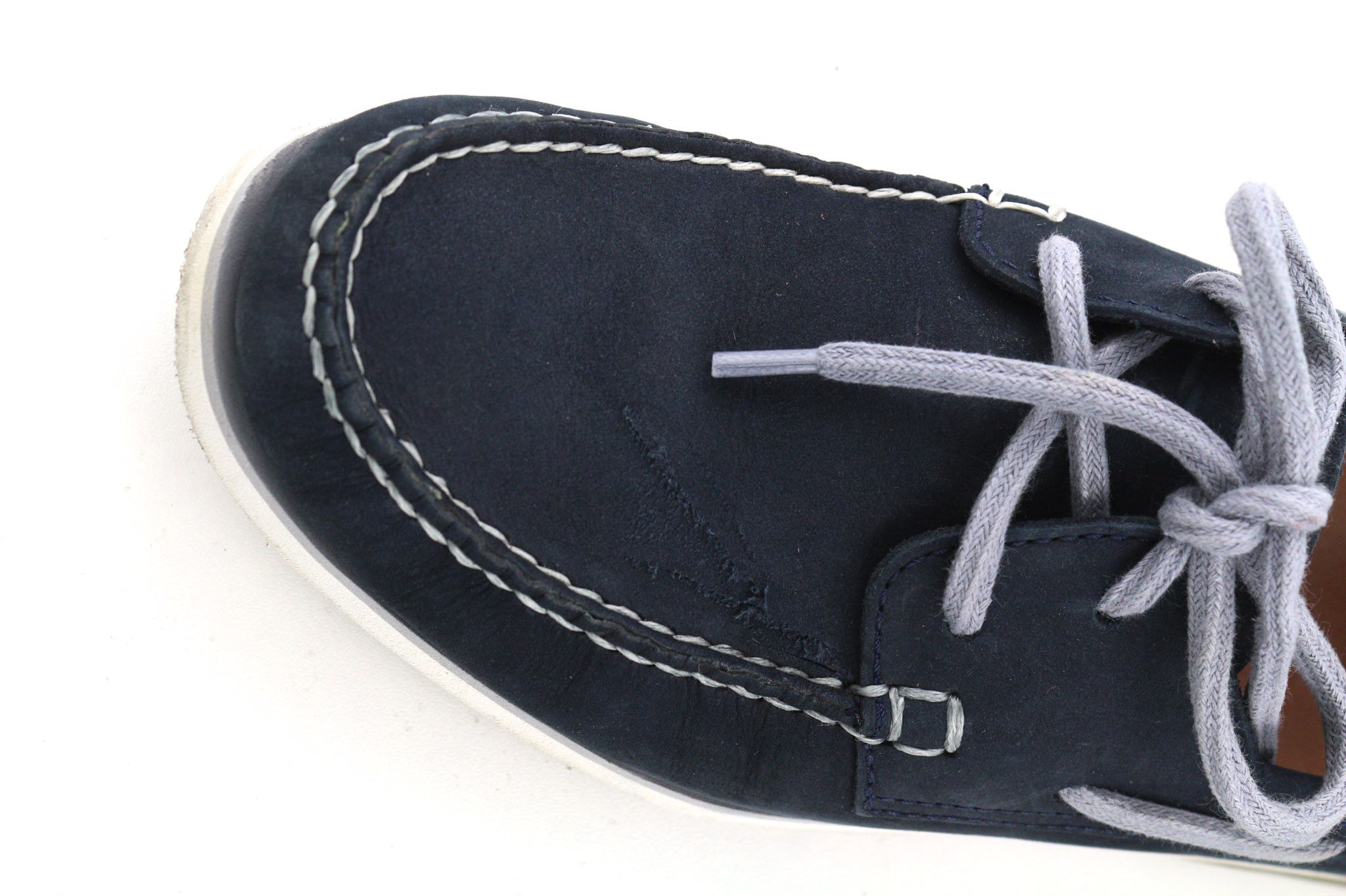 Timberland A416H UK7 Blue Leather Slip On Loafer 80997 Size US 7.5 / EU 40-41 - 13 Thumbnail