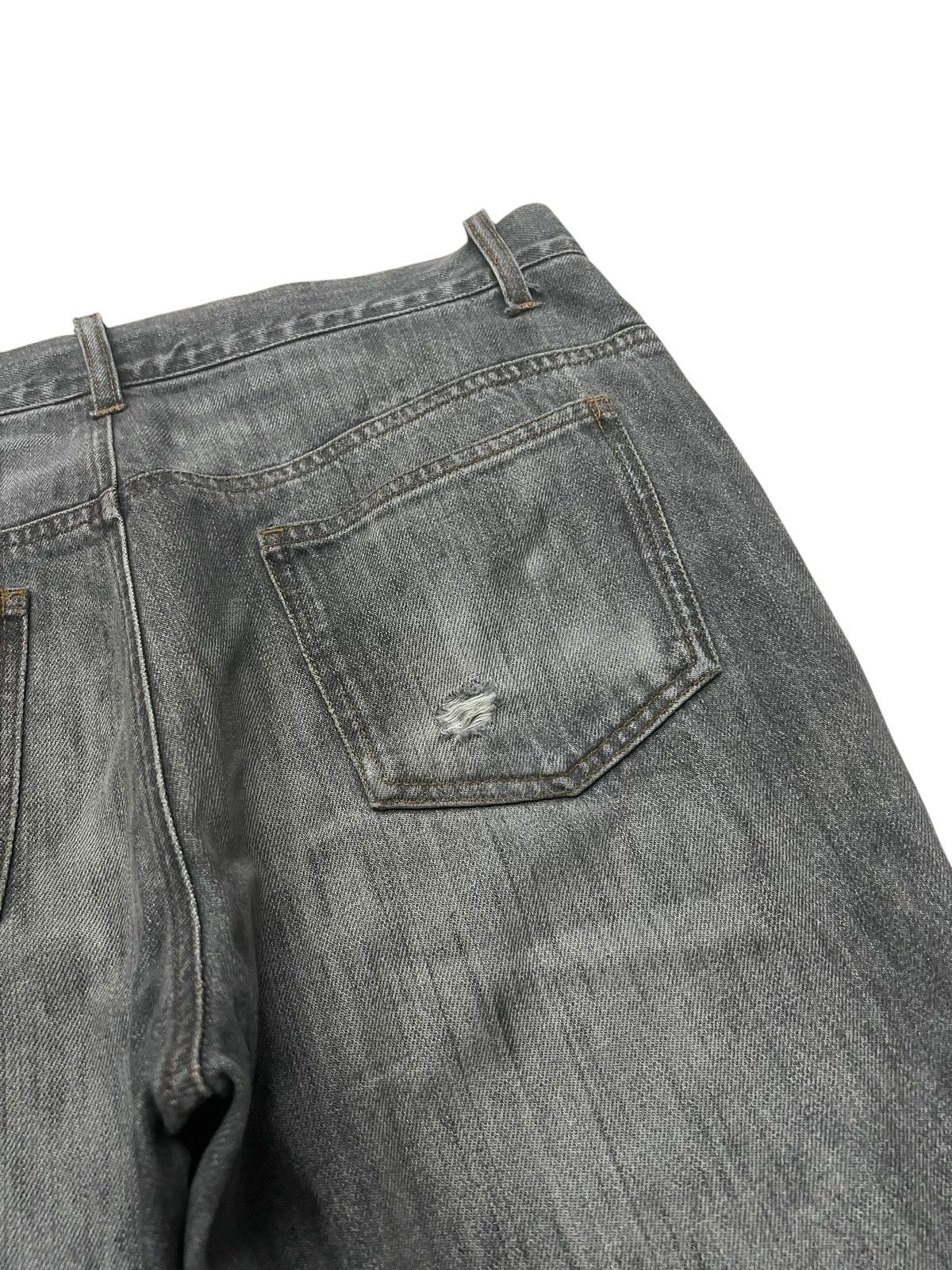 If Six Was Nine × Japanese Brand 🌈90s Japanese Brand Nano Second Sick Faded Distress Jean Size US 32 / EU 48 - 13 Thumbnail