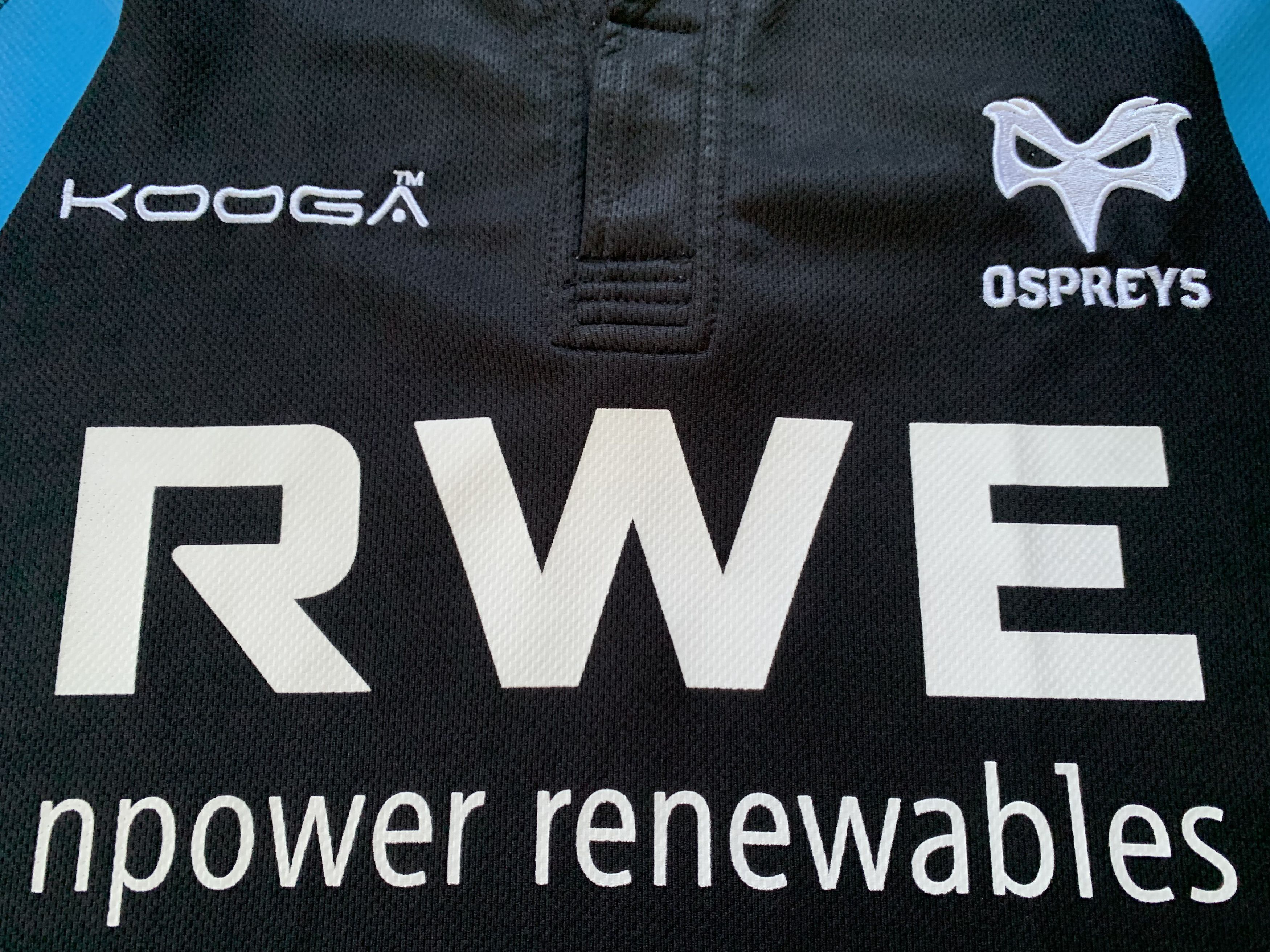 Osprey Ospreys Rugby Union Kooga Vintage Jersey Size US L / EU 52-54 / 3 - 5 Thumbnail