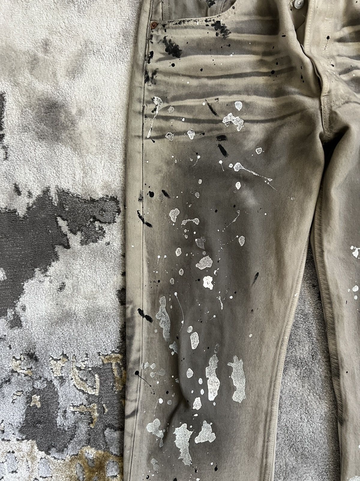 Levi's No Maintenance x Levi’s 501 Paint Splattered Jeans Size US 32 / EU 48 - 5 Thumbnail