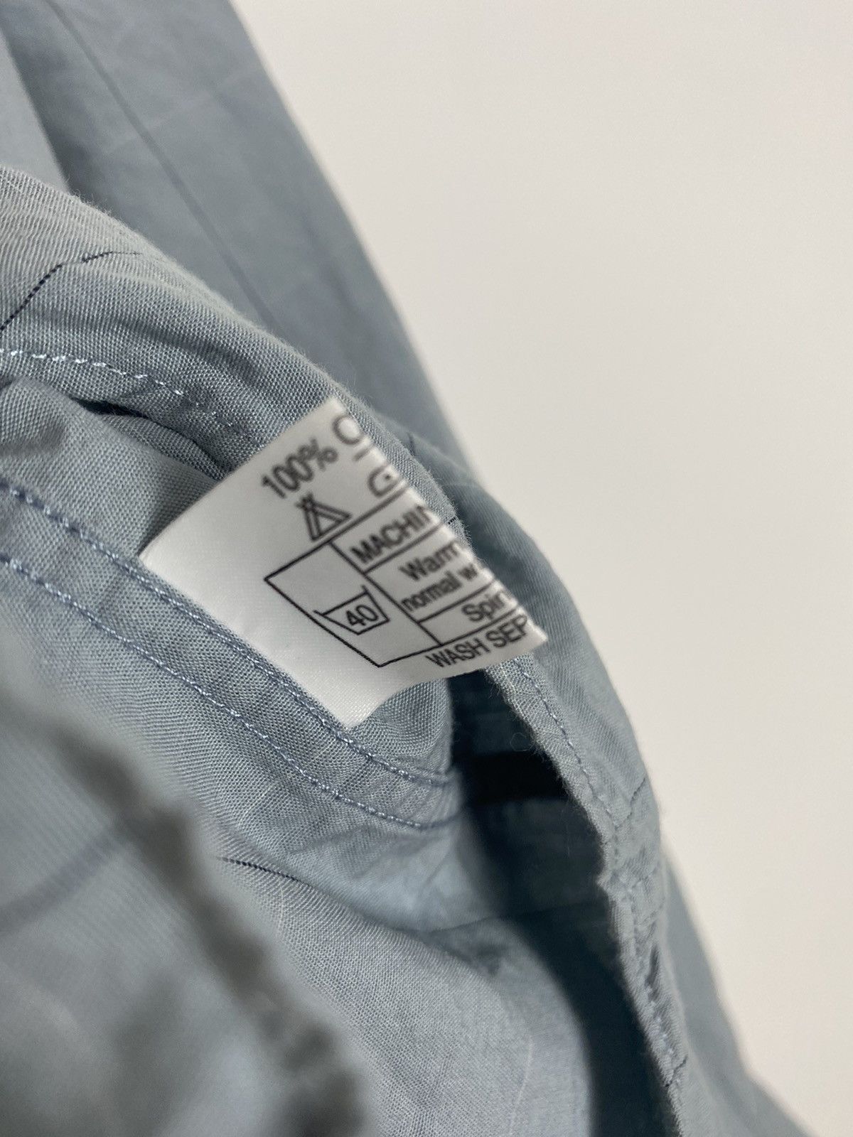 Burberry × Vintage Thomas Burberry Vintage Check Long Sleeved Button up Pocket Size US S / EU 44-46 / 1 - 6 Thumbnail