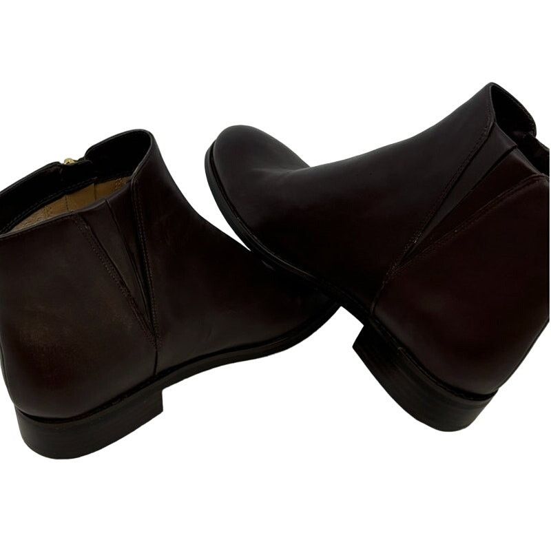 Michael Kors MICHAEL KORS Women's NEW Leather Lainey Flat Bootie | Size 6 Size US 6 / IT 36 - 5 Thumbnail