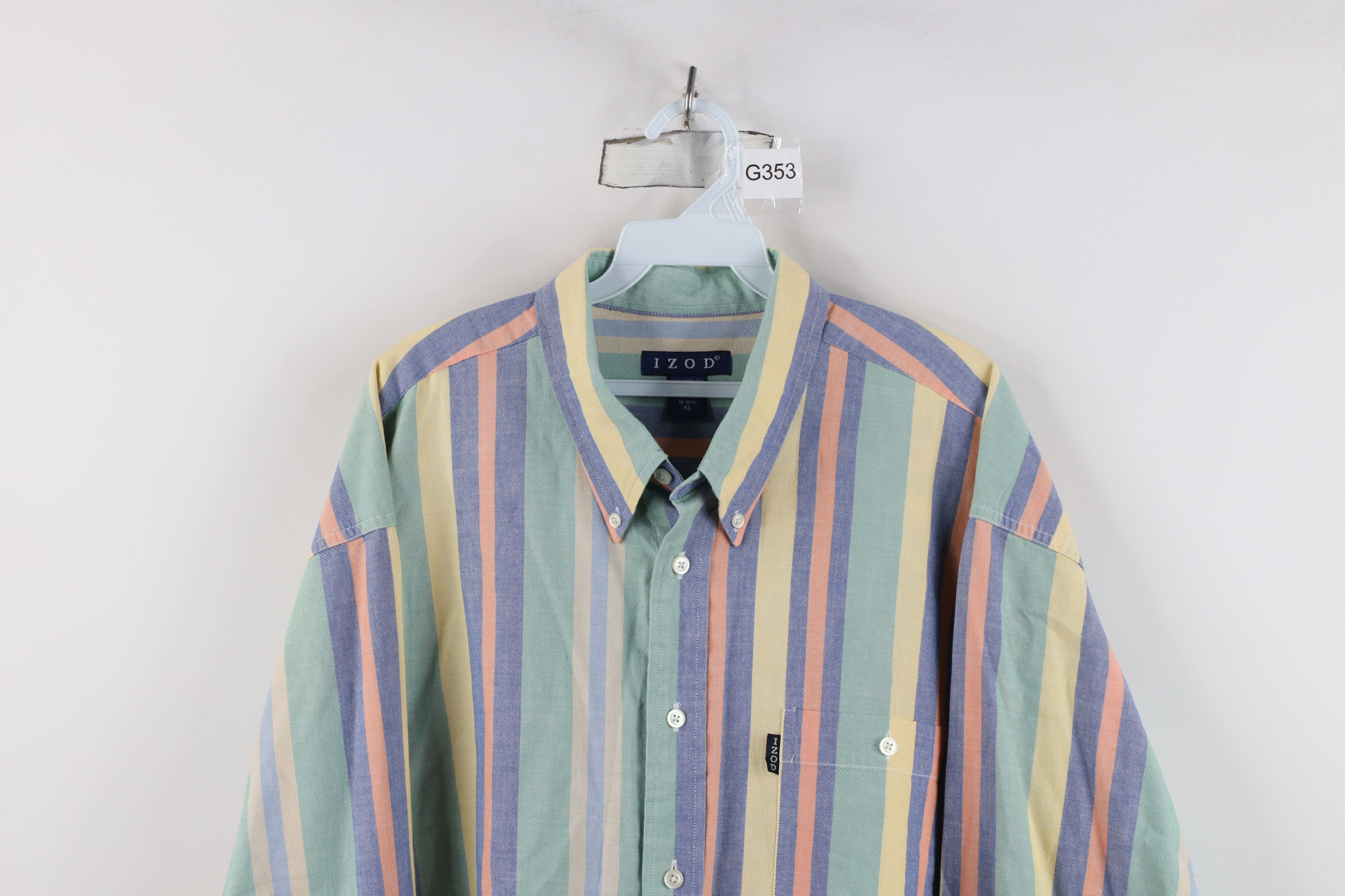 Vintage Vintage 90s Streetwear Striped Collared Button Down Shirt Size US XL / EU 56 / 4 - 2 Thumbnail