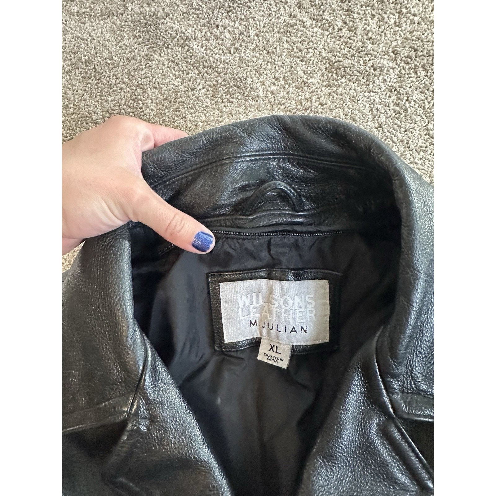 Wilsons Leather Wilson's Leather M Julian Jacket Coat Men’s XL Size US XL / EU 56 / 4 - 12 Thumbnail