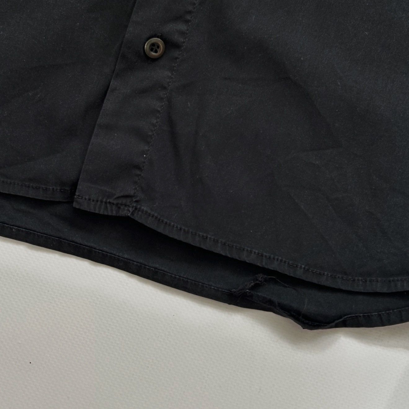 Prada Prada Formal Black Shirt Nylon Size US M / EU 48-50 / 2 - 9 Thumbnail