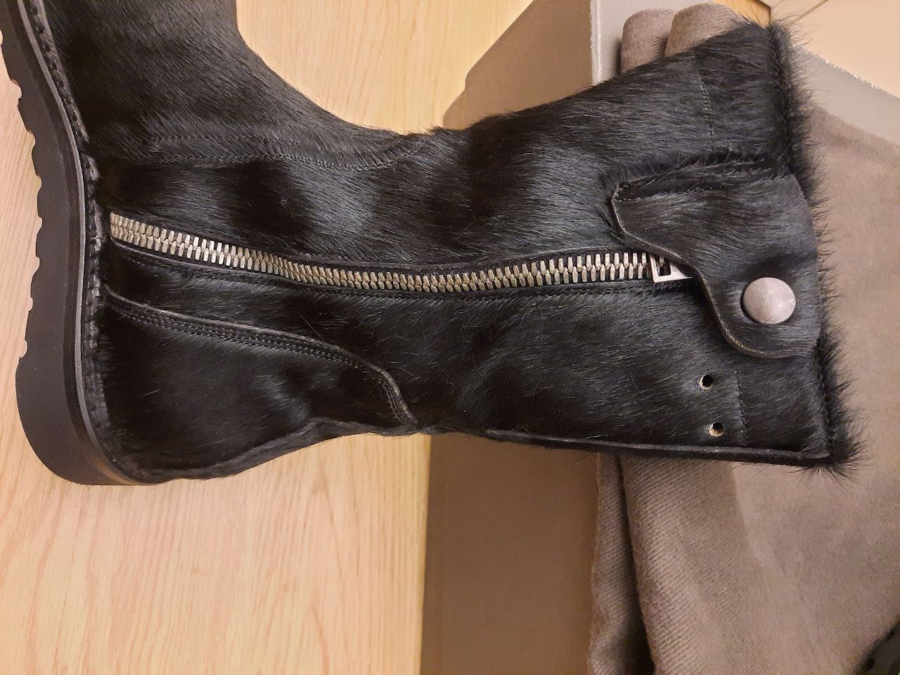 Rick Owens *New* Pony Hair Creeper Boots Size US 7 / EU 40 - 4 Thumbnail