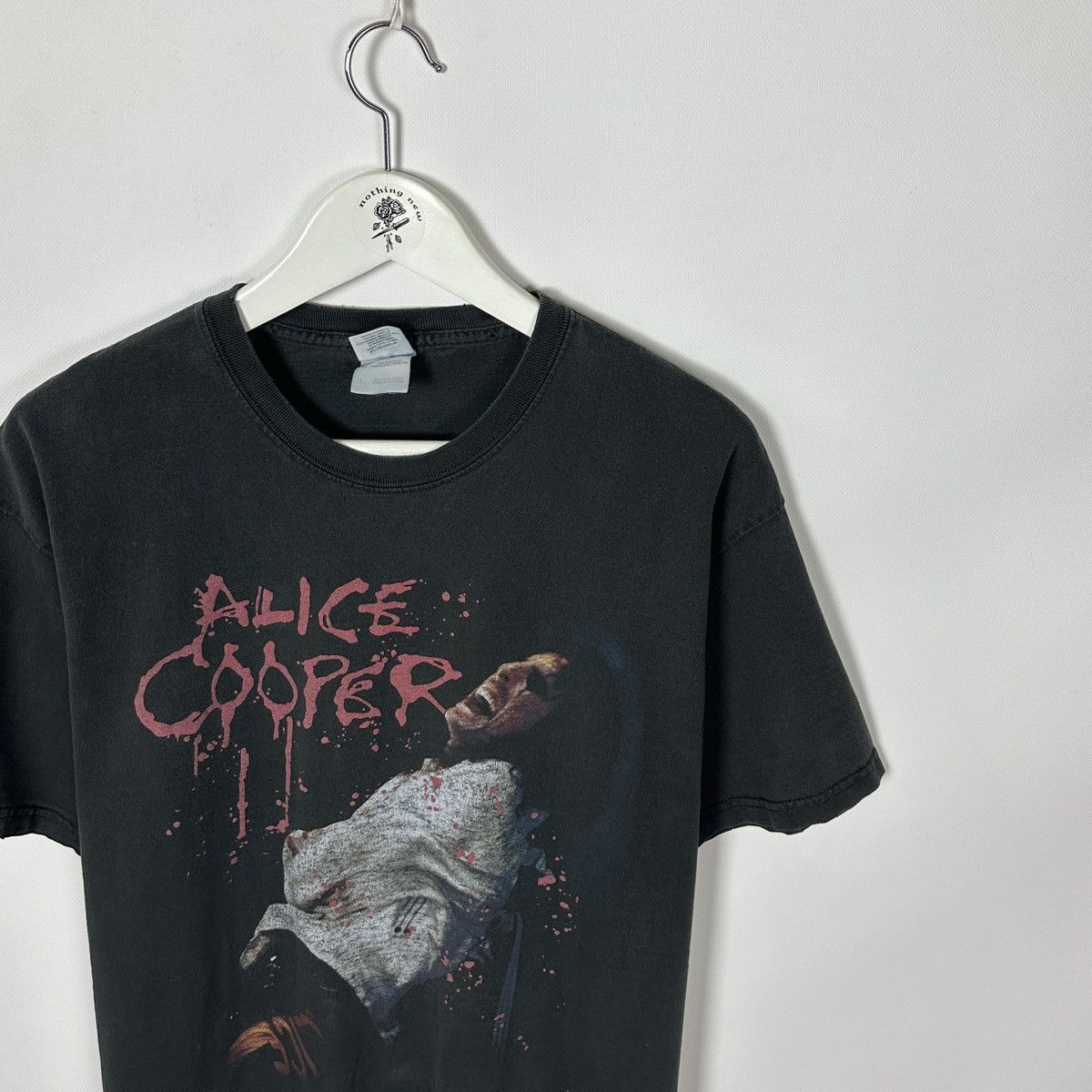 Band Tees Vintage 00s Sun Faded Alice Cooper Psycho Drama 2007 tee y2k Size US L / EU 52-54 / 3 - 3 Thumbnail