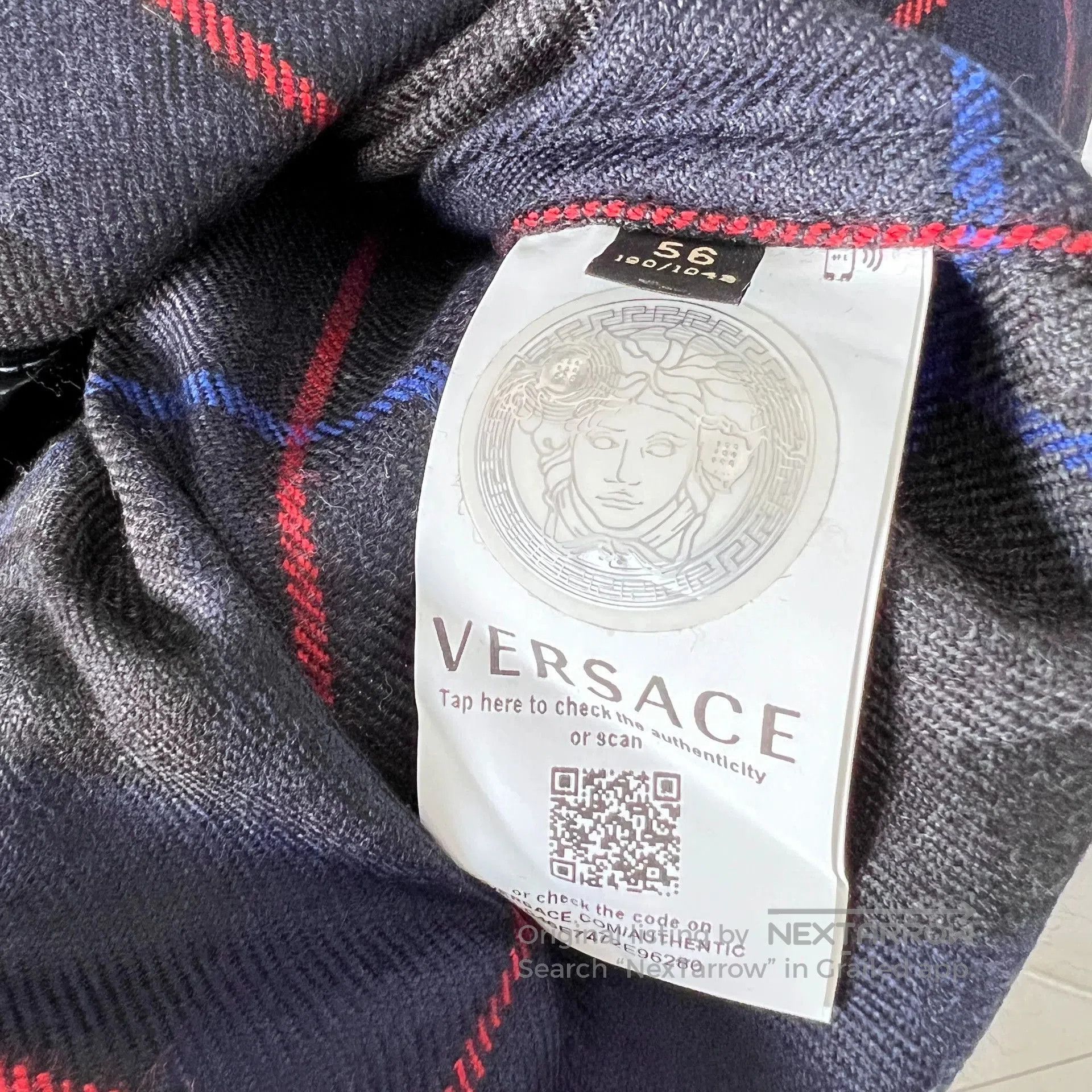 Versace Versace Men's Wool Blend Light Jacket. Size US L / EU 52-54 / 3 - 7 Thumbnail