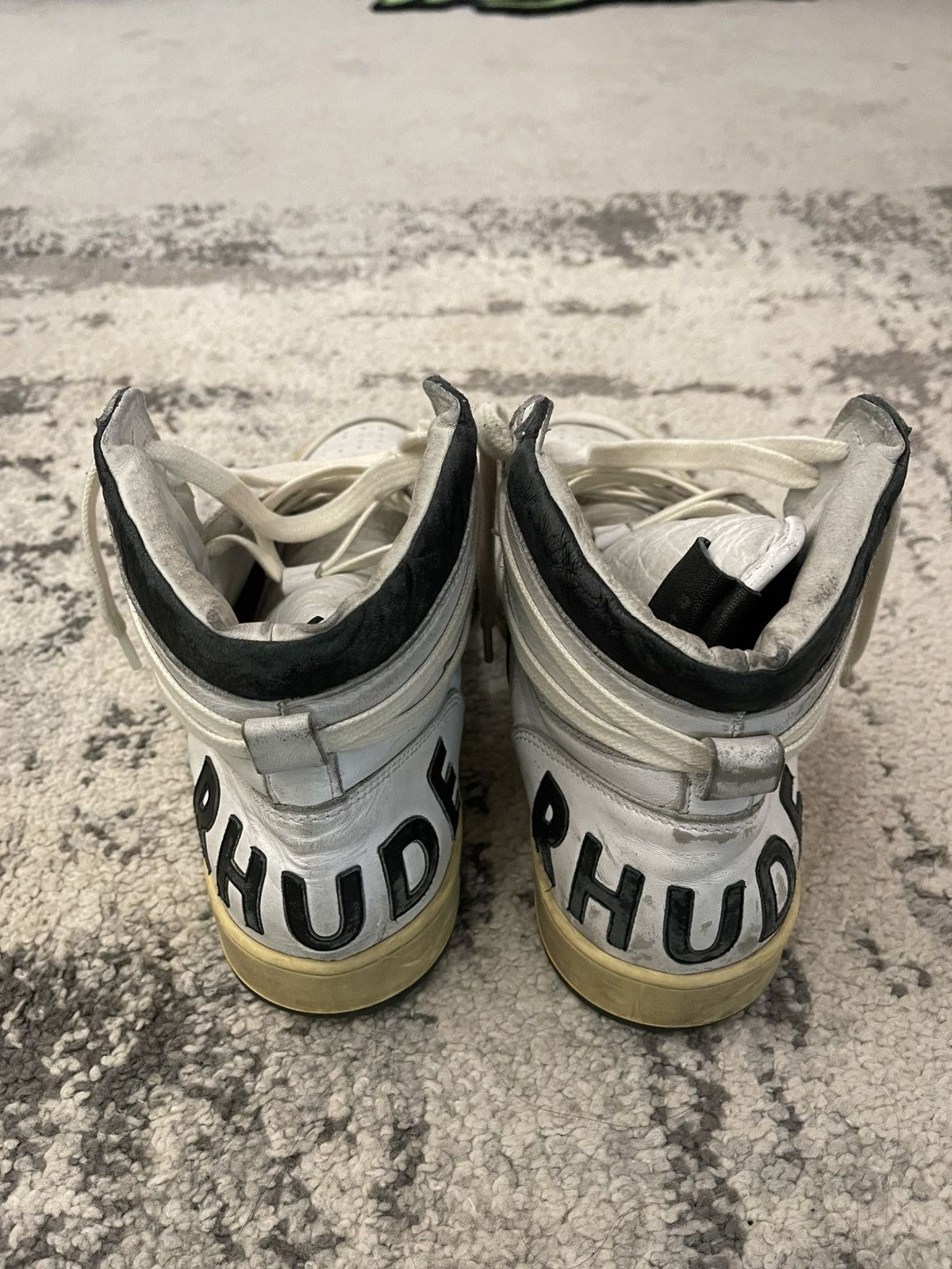 Rhude rhude rhecess hi top sneaker Size US 9 / EU 42 - 4 Thumbnail