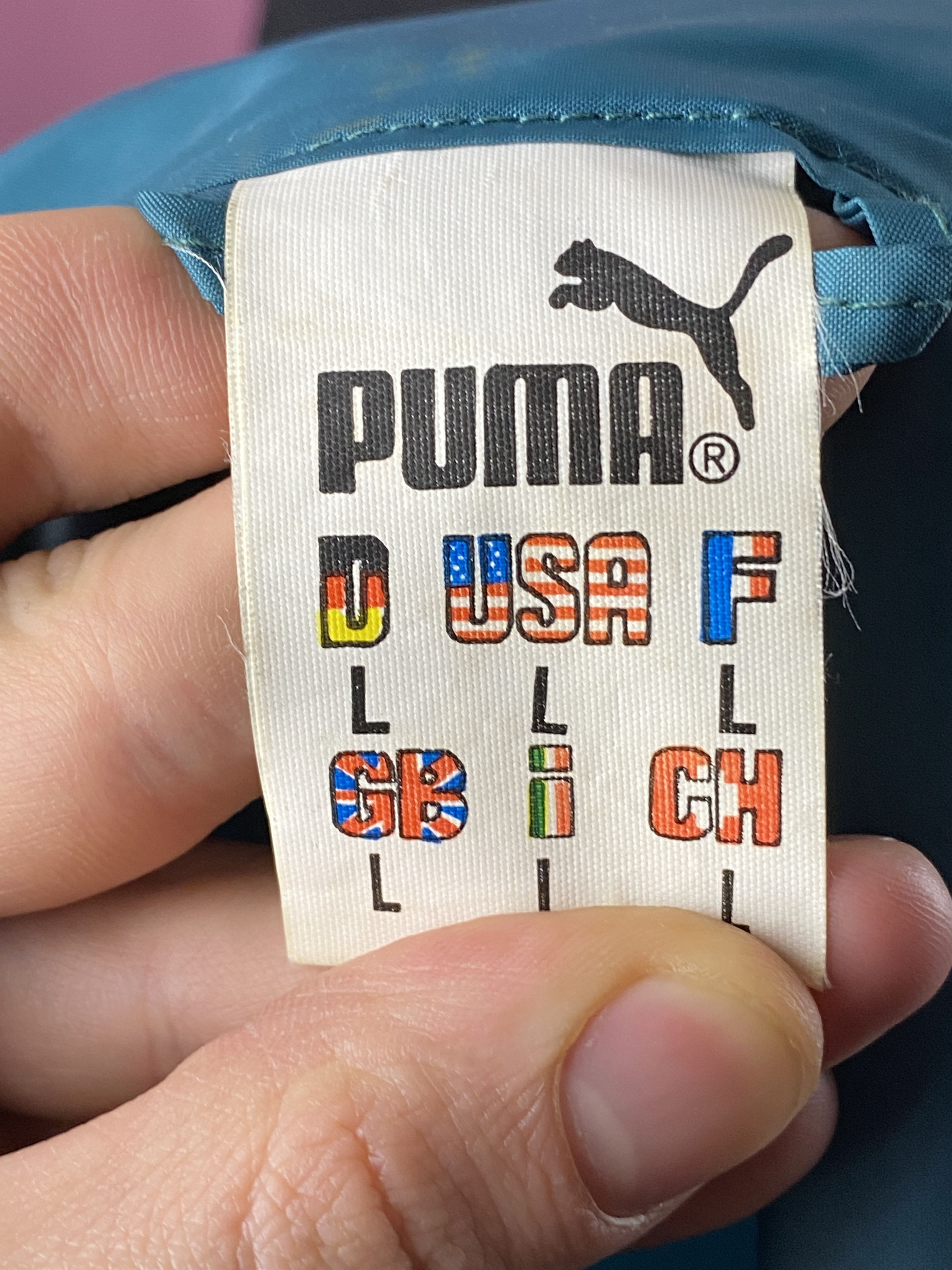 Puma × Vintage 80s Puma Vintage Men's Rain Jacket - Size L Raincoat Size US L / EU 52-54 / 3 - 5 Thumbnail
