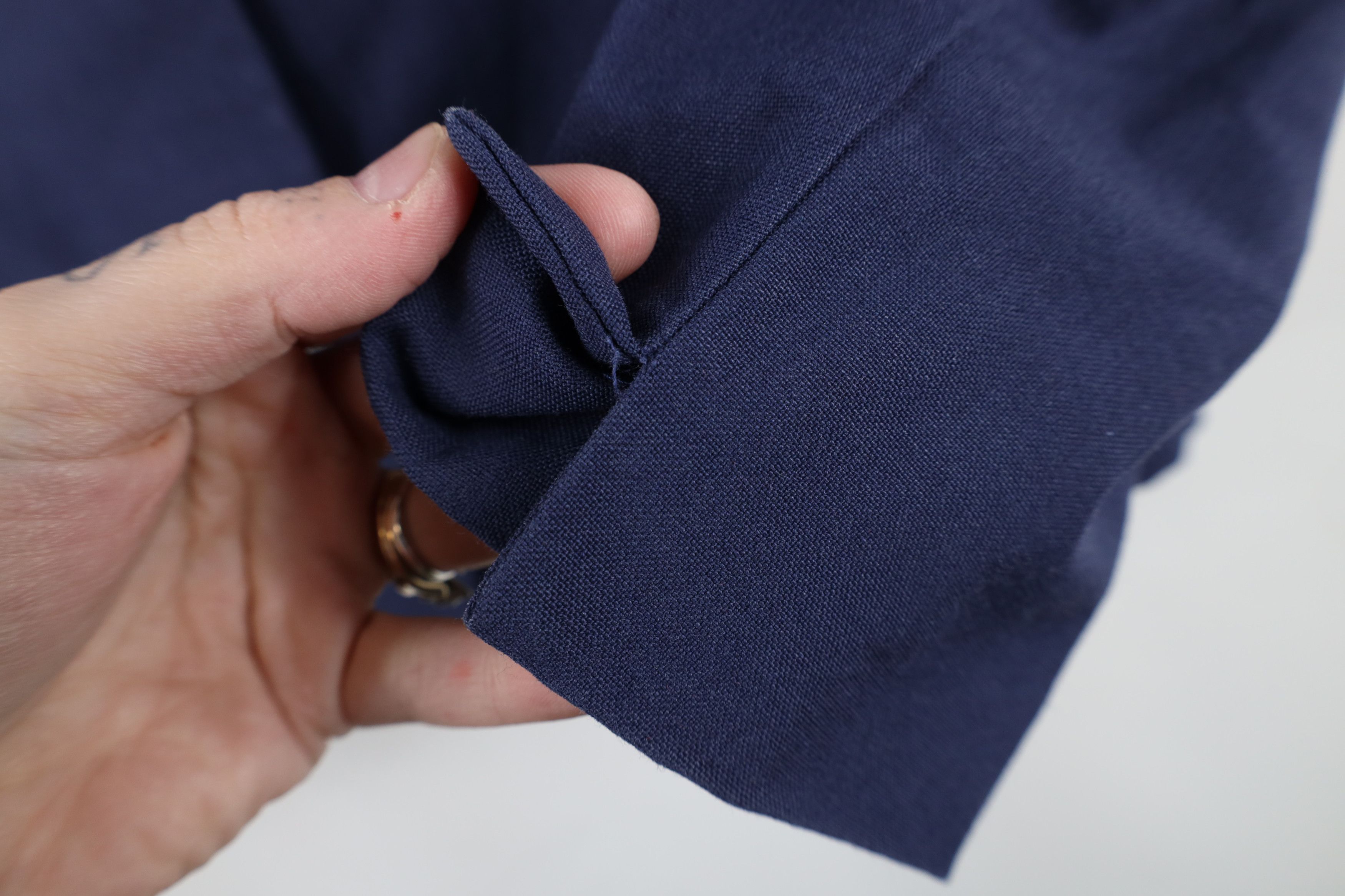 Vintage Vintage 70s Vietnam War Wool 10oz Blue 1549 Class 2 Jacket Size XL / US 12-14 / IT 48-50 - 5 Thumbnail