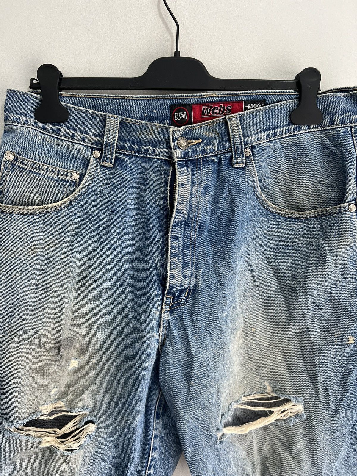 Vintage Vintage Webs Baggy Denim Jorts Shorts Jeans pants 38 Size US 38 / EU 54 - 3 Thumbnail