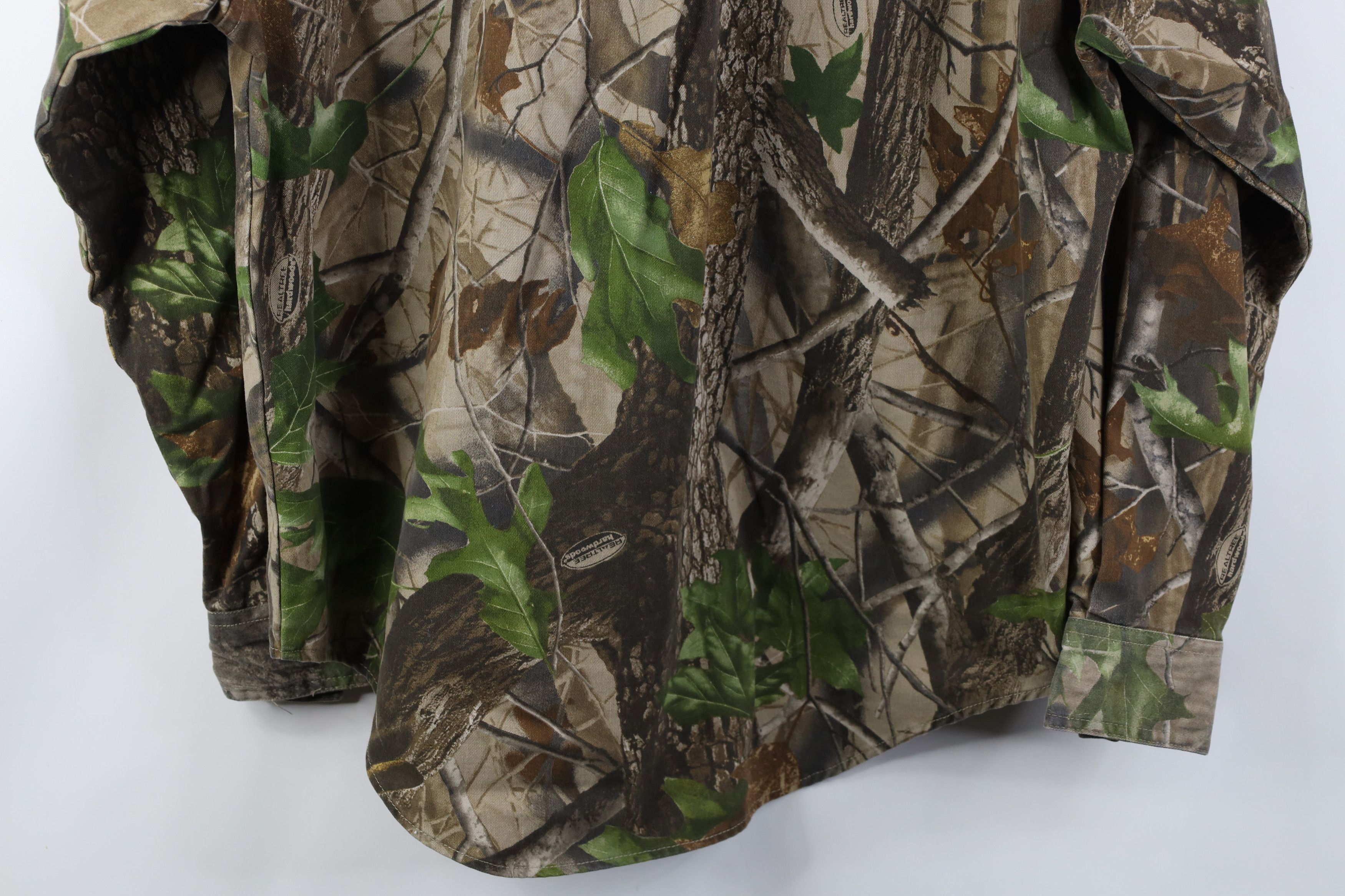 Vintage Vintage 90s Streetwear Chamois Cloth Camouflage Button Shirt Size US M / EU 48-50 / 2 - 13 Thumbnail