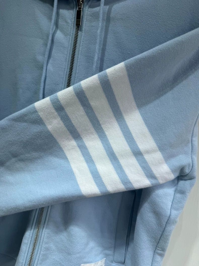 Thom Browne Thom Browne Smog blue zipper coat Size US S / EU 44-46 / 1 - 3 Thumbnail