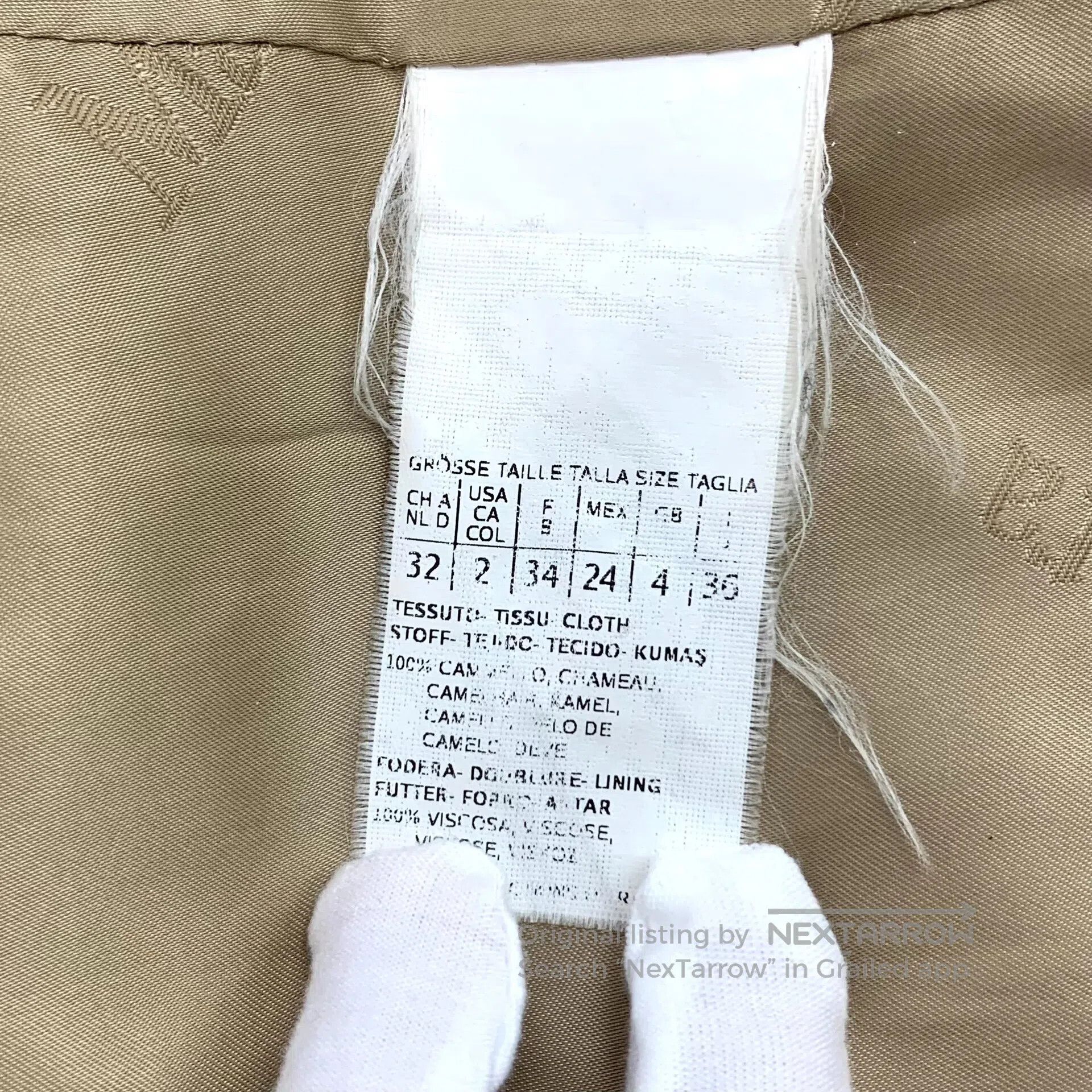 Max Mara Max Mara Camel hair hooded loose fit coat| Size XS / US 0-2 / IT 36-38 - 7 Thumbnail
