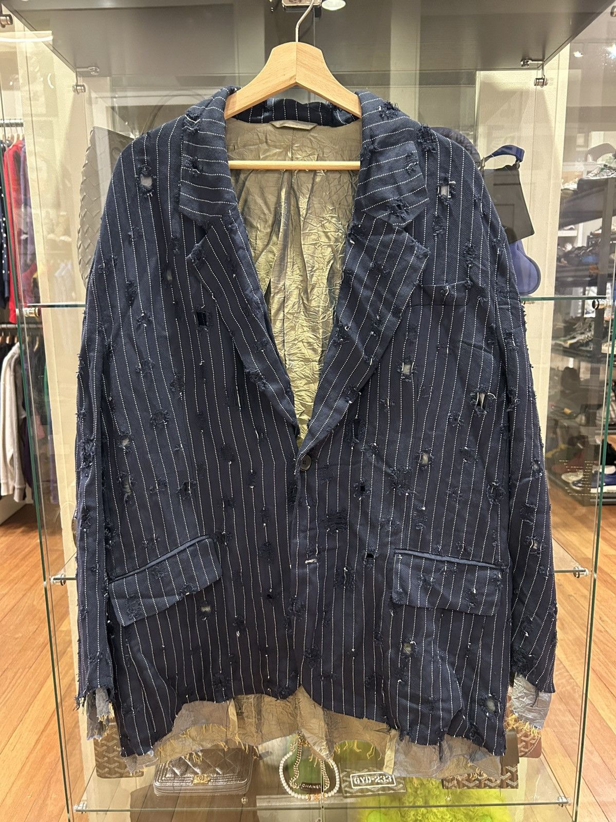 Acne Studios Acne Studios Distressed Blazer Size US XS / EU 42 / 0 - 1 Thumbnail