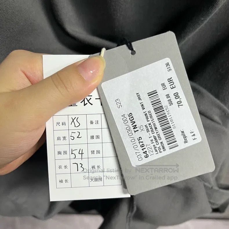 Balenciaga Balenciaga Grey round neck straight short-sleeve T-shirt w Size US XS / EU 42 / 0 - 4 Thumbnail