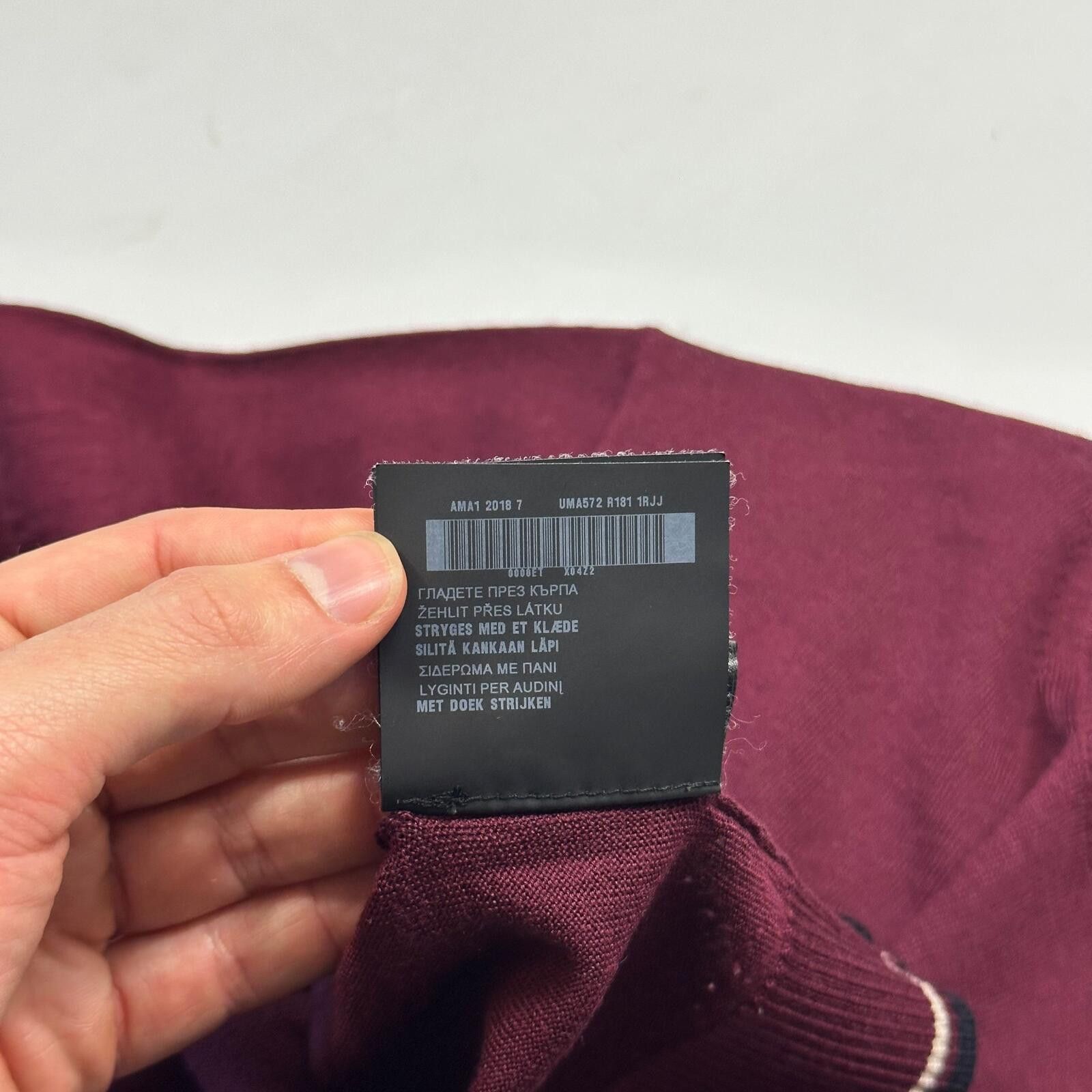 Prada Prada Milano 2018 Wine Ribbed Silk & Wool Knit Sweater - M Size US M / EU 48-50 / 2 - 7 Thumbnail