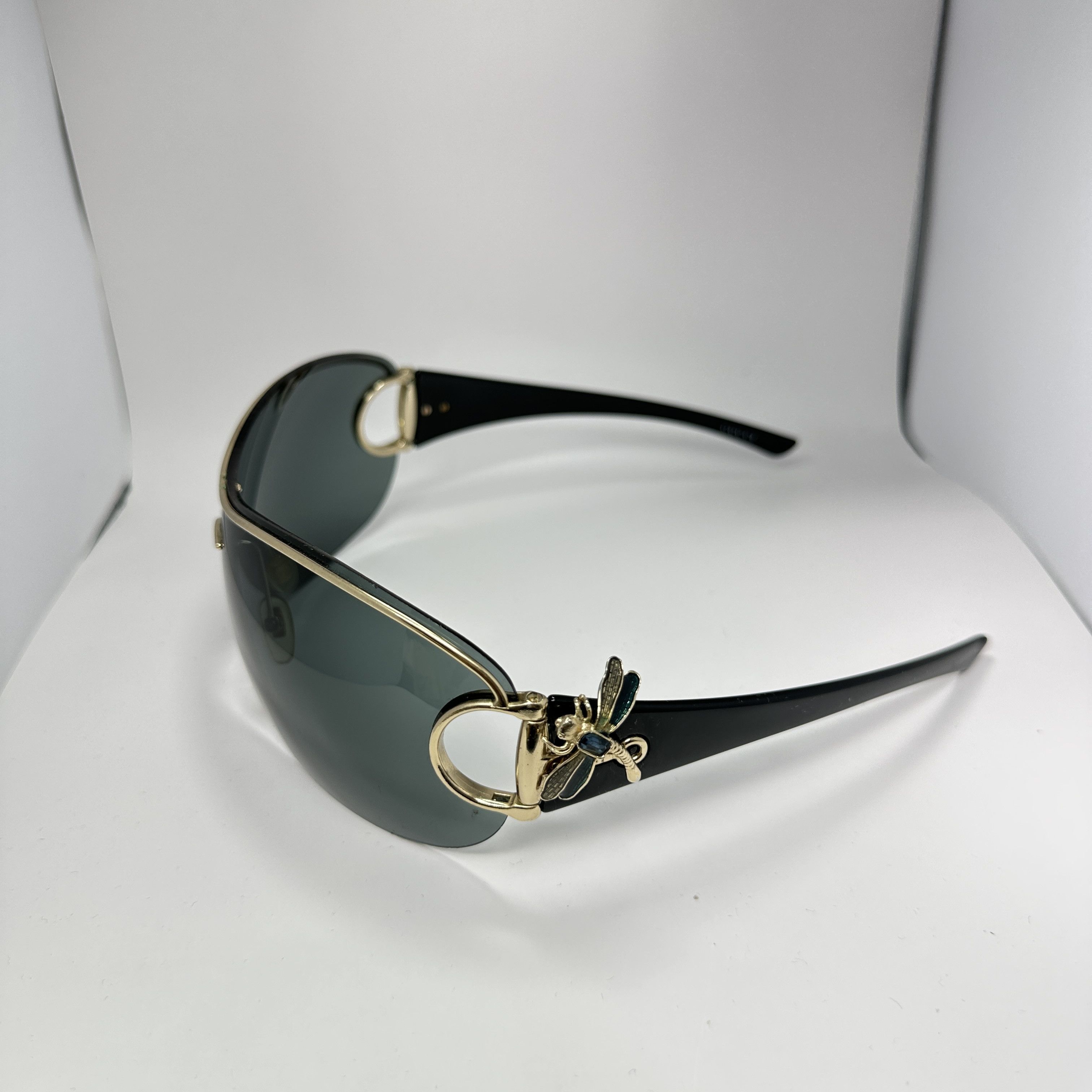 Gucci Vintage Avant Garde Gucci Mask Sunglasses 00s Size ONE SIZE - 9 Thumbnail