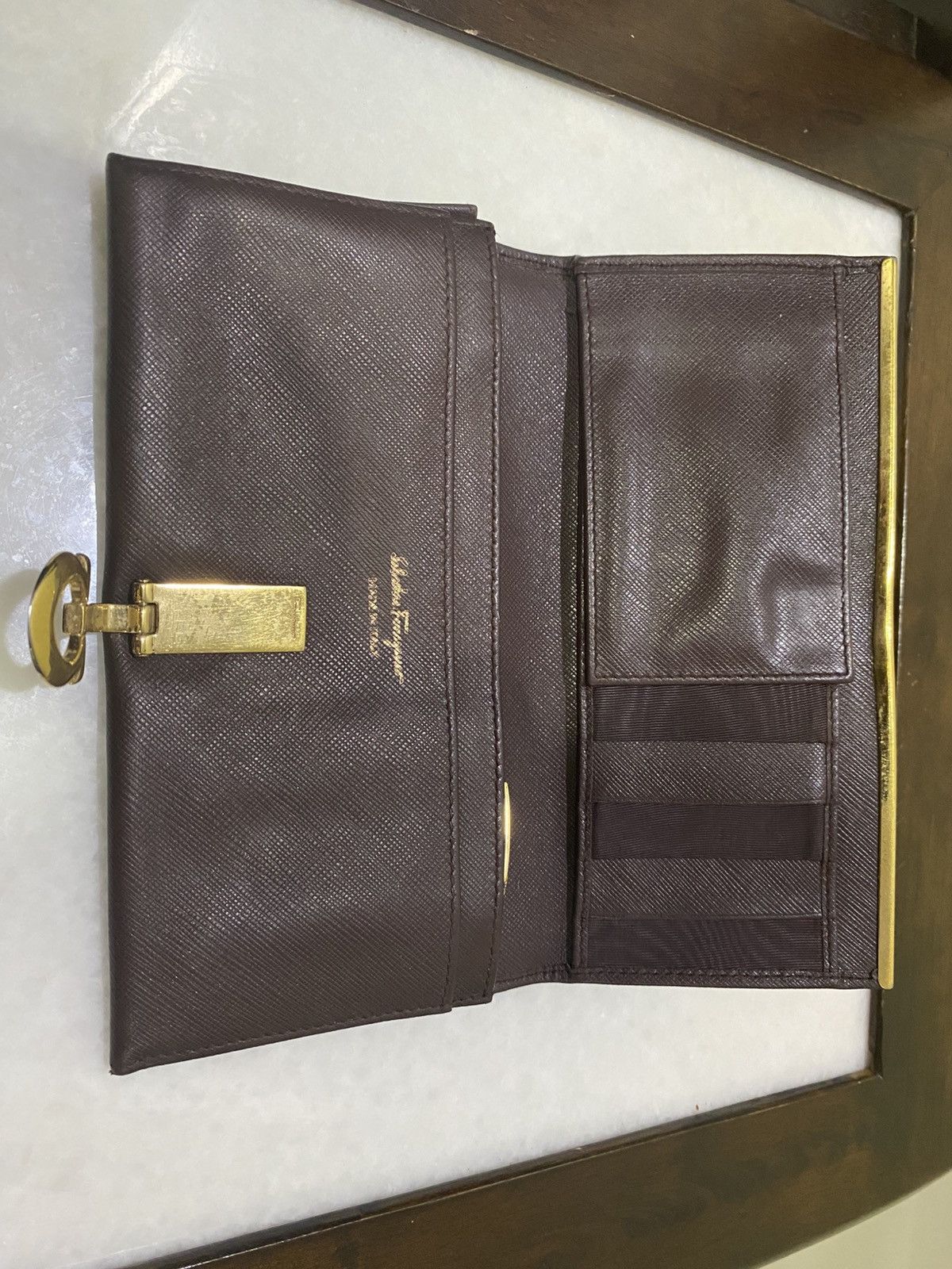 Salvatore Ferragamo Salvatore Ferragamo Leather Wallet Size ONE SIZE - 2 Thumbnail