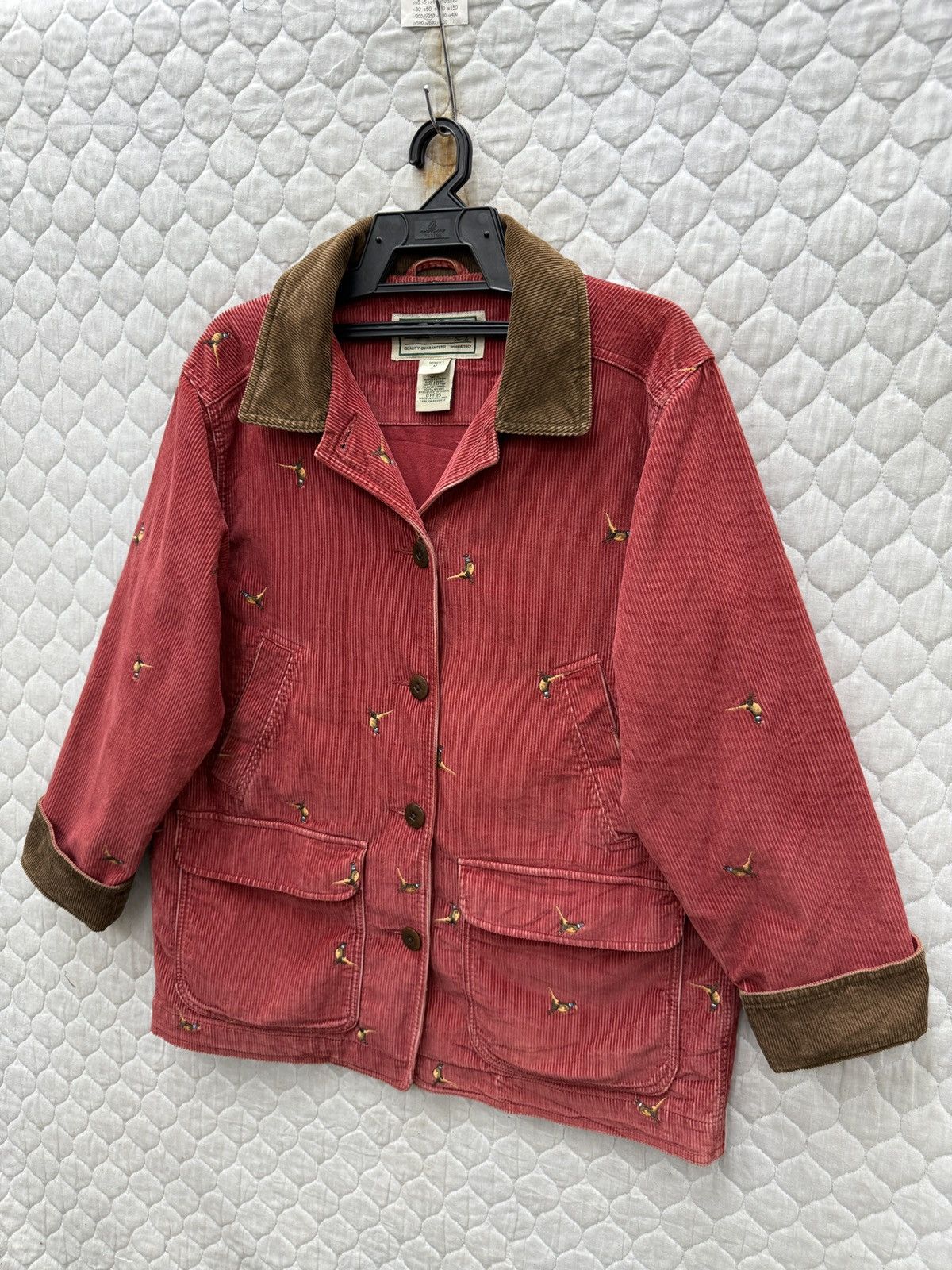 L.L. Bean 🔥🔥🔥ARCHIVE VINTAGE LL BEAN PHEASANT CORDUROY JACKET Size M / US 6-8 / IT 42-44 - 5 Thumbnail