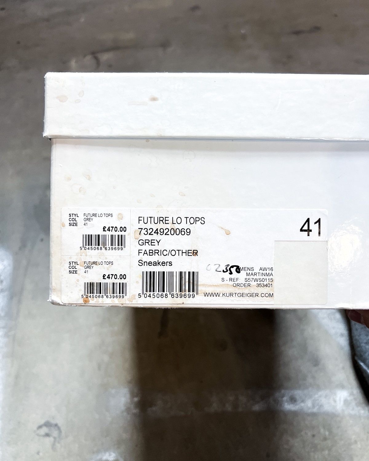 Maison Margiela A/W16 LOW TOP WOOL FUTURES Size US 8 / EU 41 - 8 Thumbnail