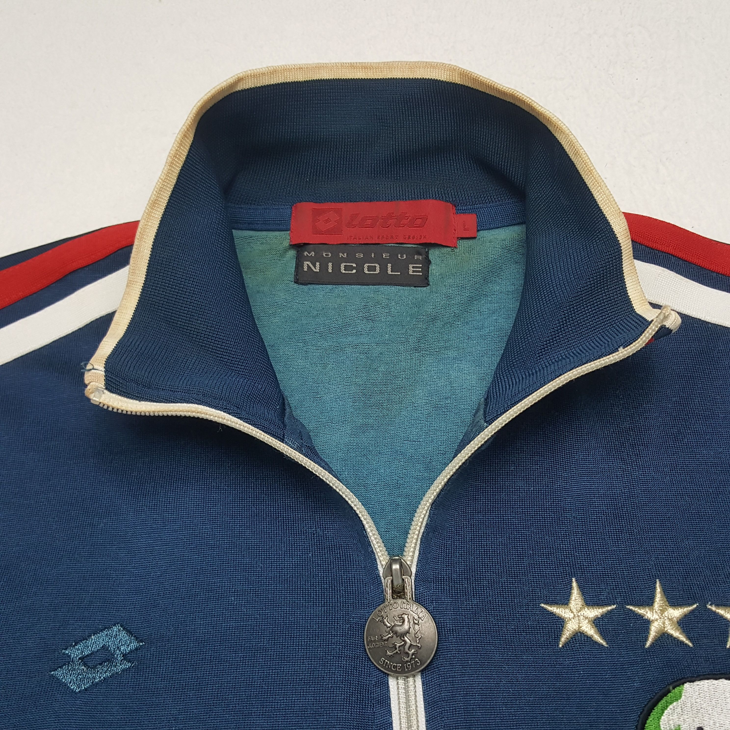 Lotto Sport × Sports Specialties × Vintage Vintage Nicole Italia 10 Sport Zipper Jacket Size US M / EU 48-50 / 2 - 5 Thumbnail