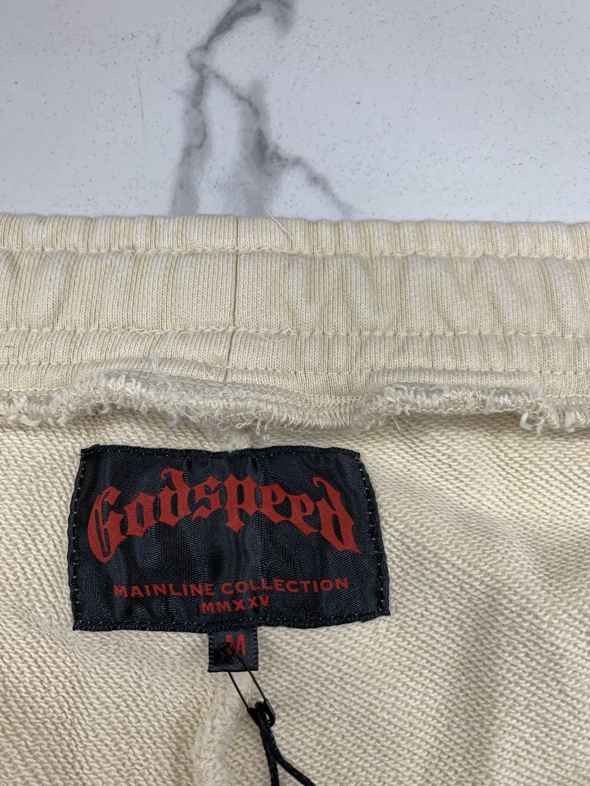 Godspeed Godspeed Courtside Shorts "Bone" Size US 32 / EU 48 - 4 Thumbnail