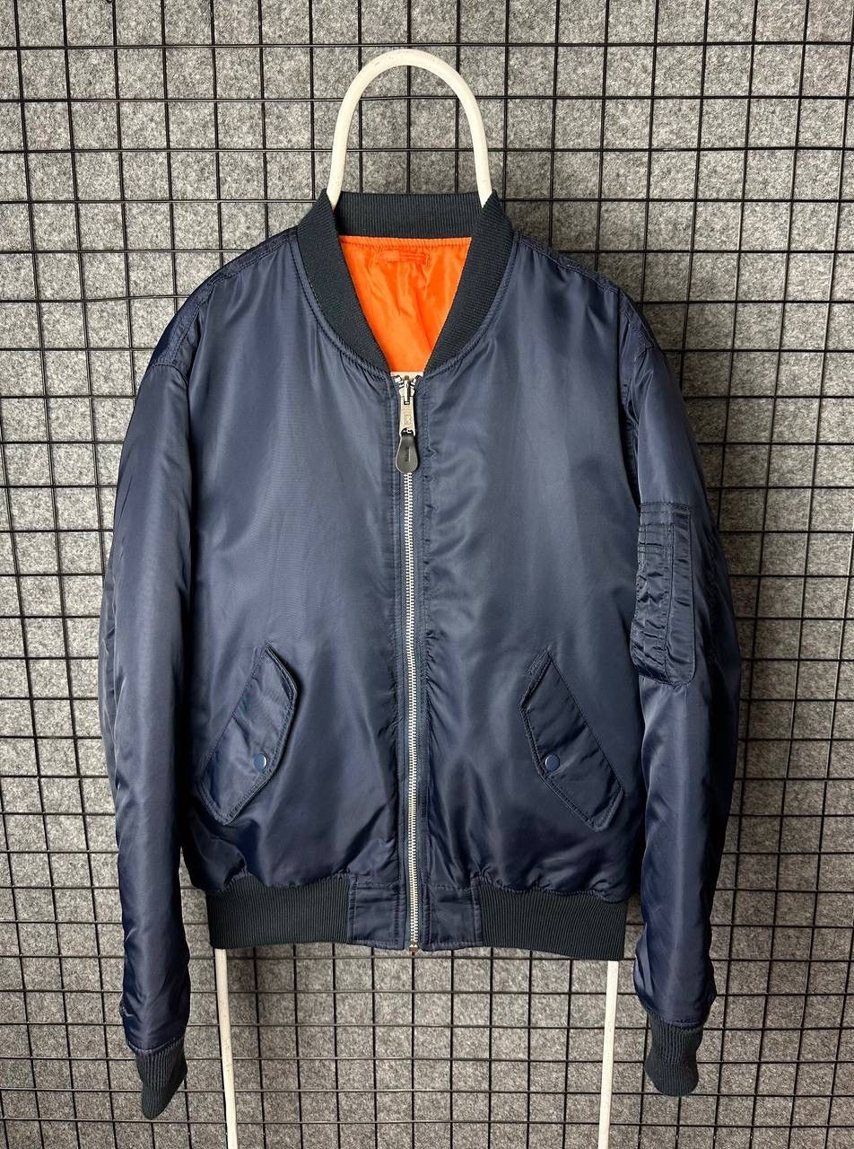 Vintage Vintage MA-1 Mil-tec Bomber jacket size Medium Size US M / EU 48-50 / 2 - 1 Thumbnail