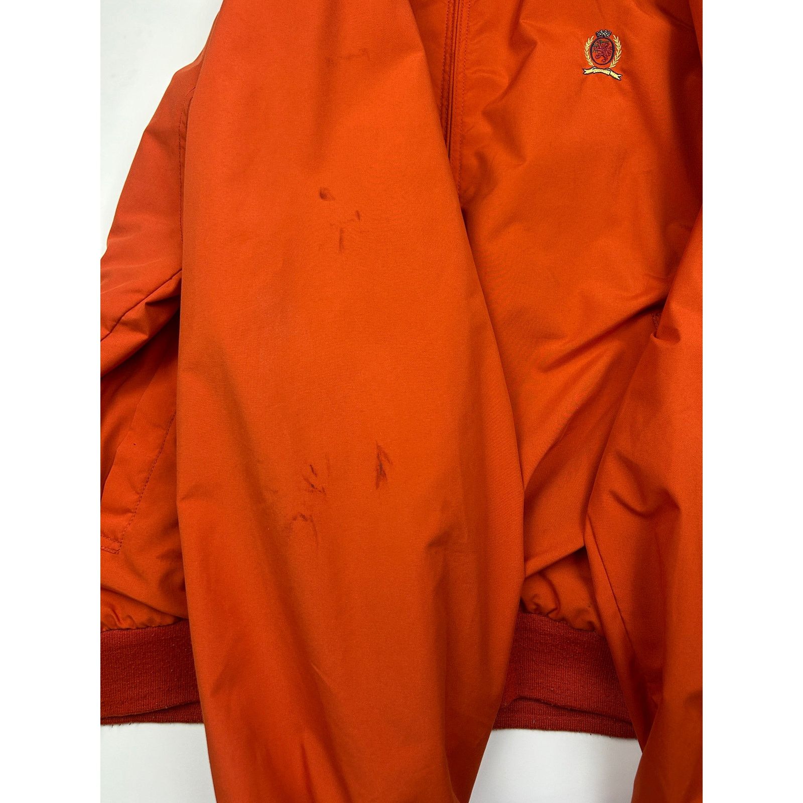 Vintage Vintage Tommy Hilfiger Embroidered Crest Fleece Lined Sz XL Size US XL / EU 56 / 4 - 8 Thumbnail