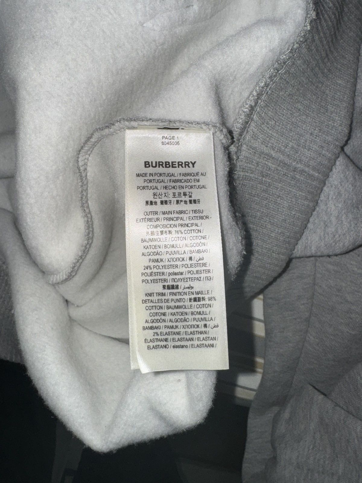 Burberry Burberry Hoodie From NYC Store Size US L / EU 52-54 / 3 - 5 Thumbnail