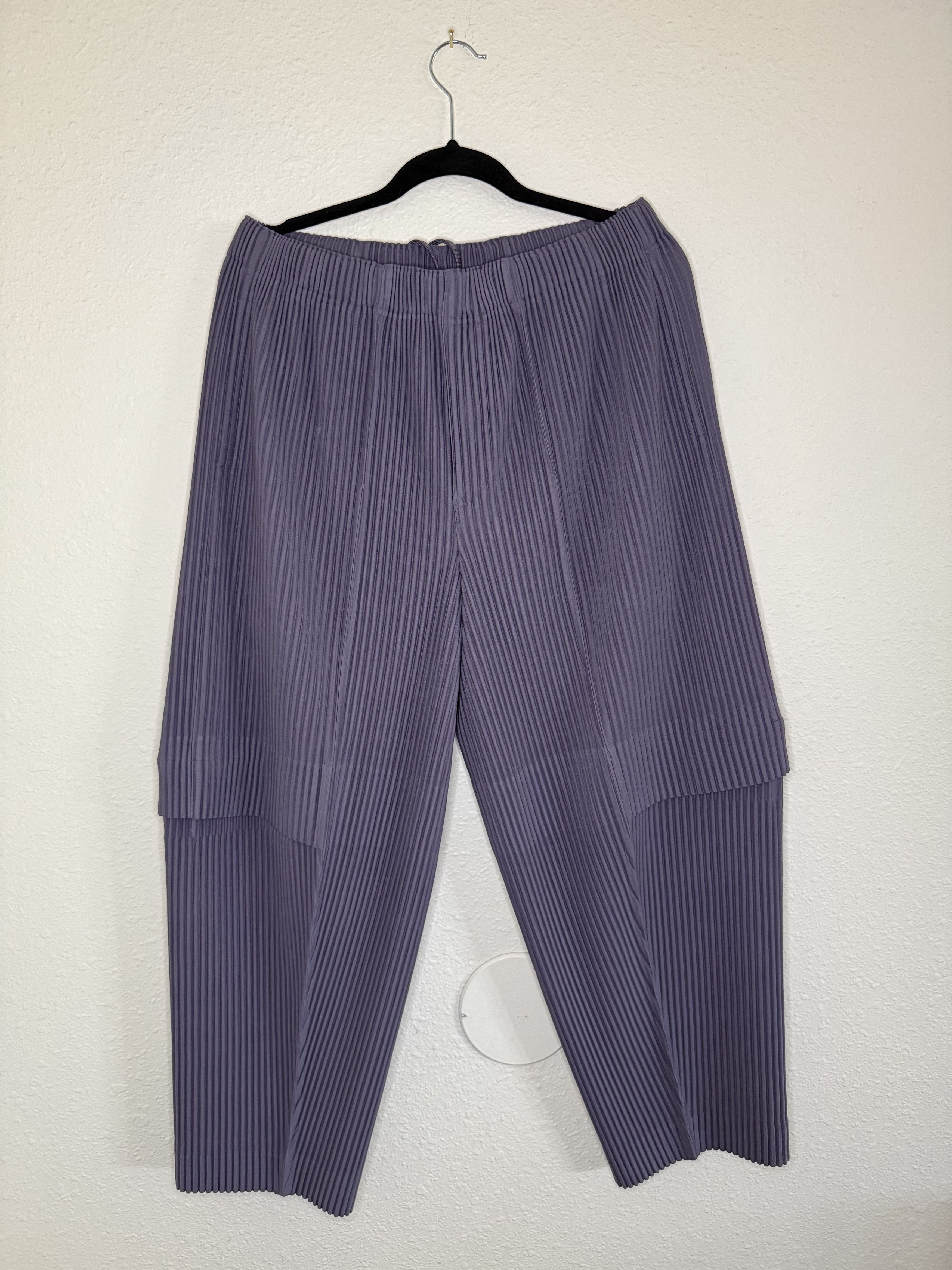 Issey Miyake Pleated Cargo Pants Size US 33 - 2 Thumbnail