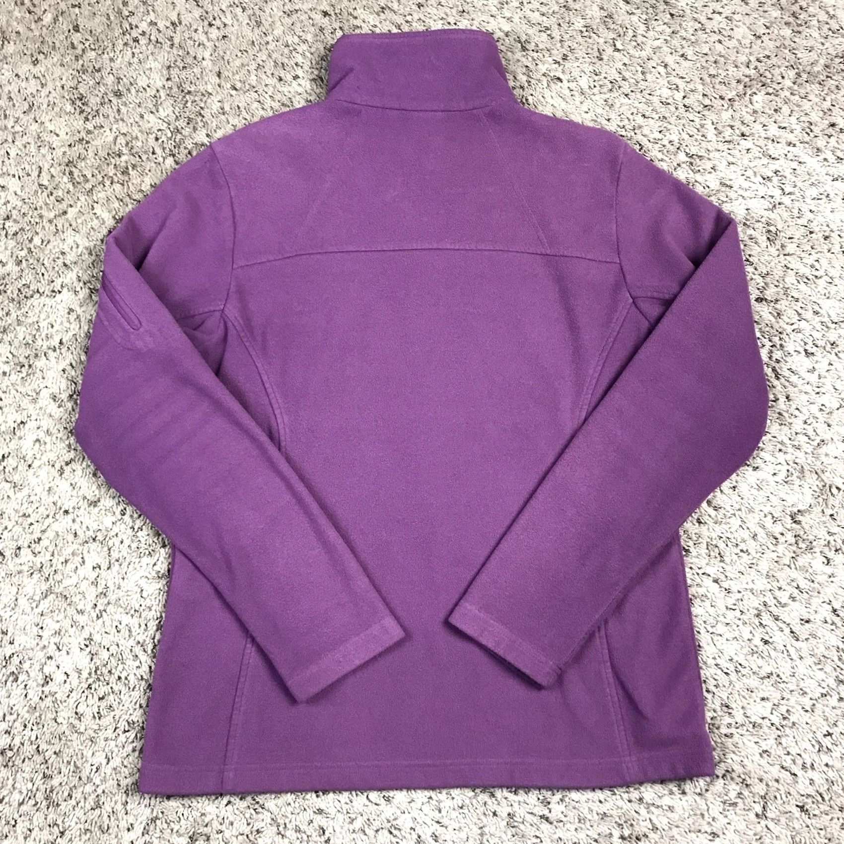 Vintage Columbia Sportswear Womens Purple Fleece Jacket Large Full Zip Embroidered Logo Size L / US 10 / IT 46 - 3 Thumbnail